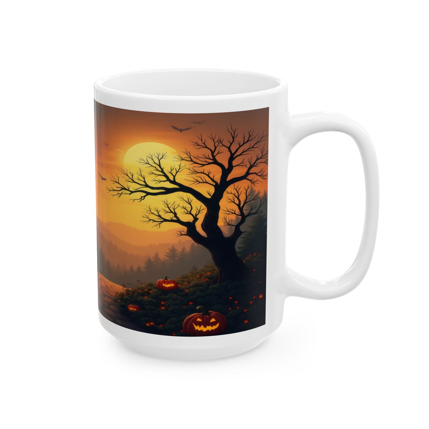 Spooky Haunted Mansion Halloween Coffee Mug
