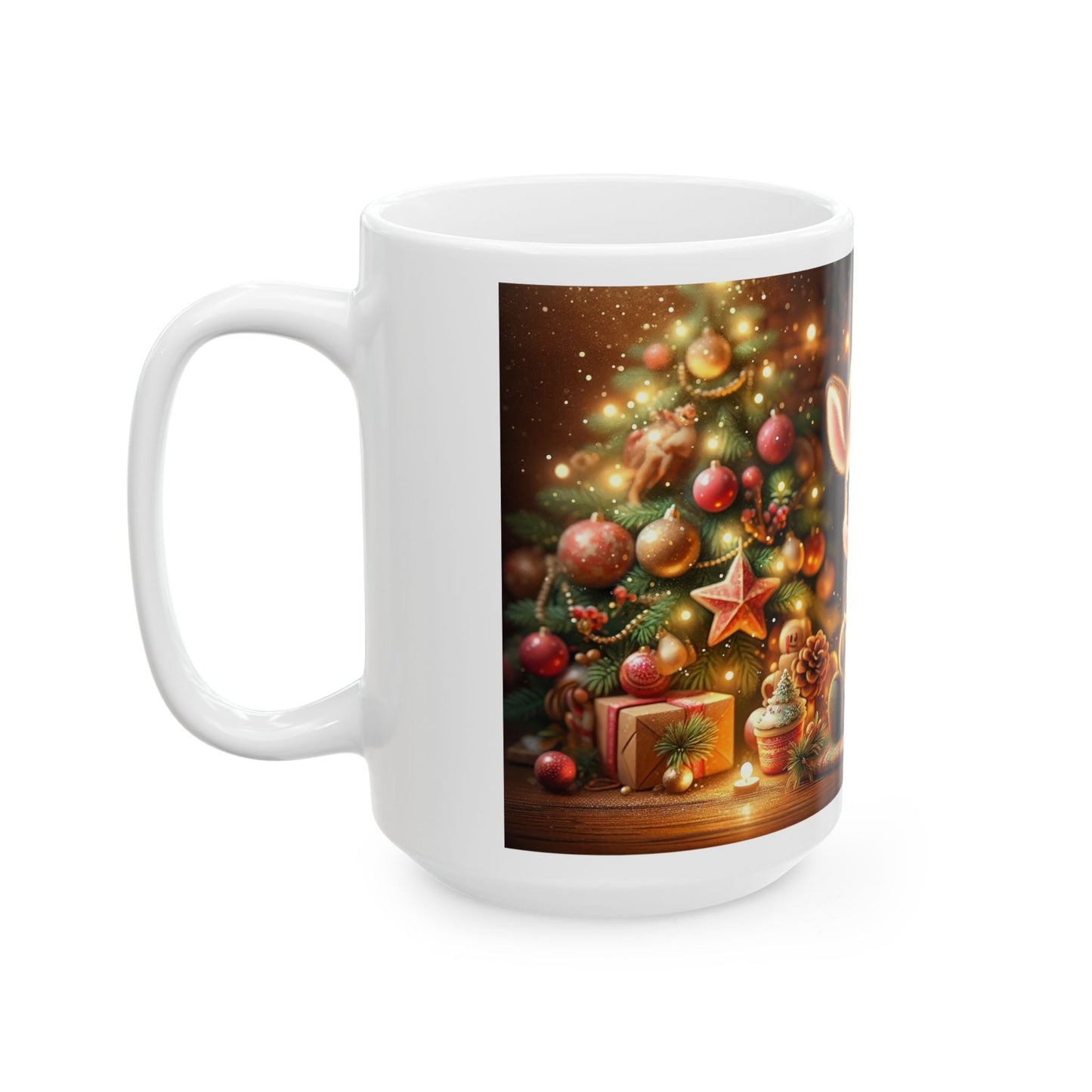 Cute Reindeer Christmas Mug