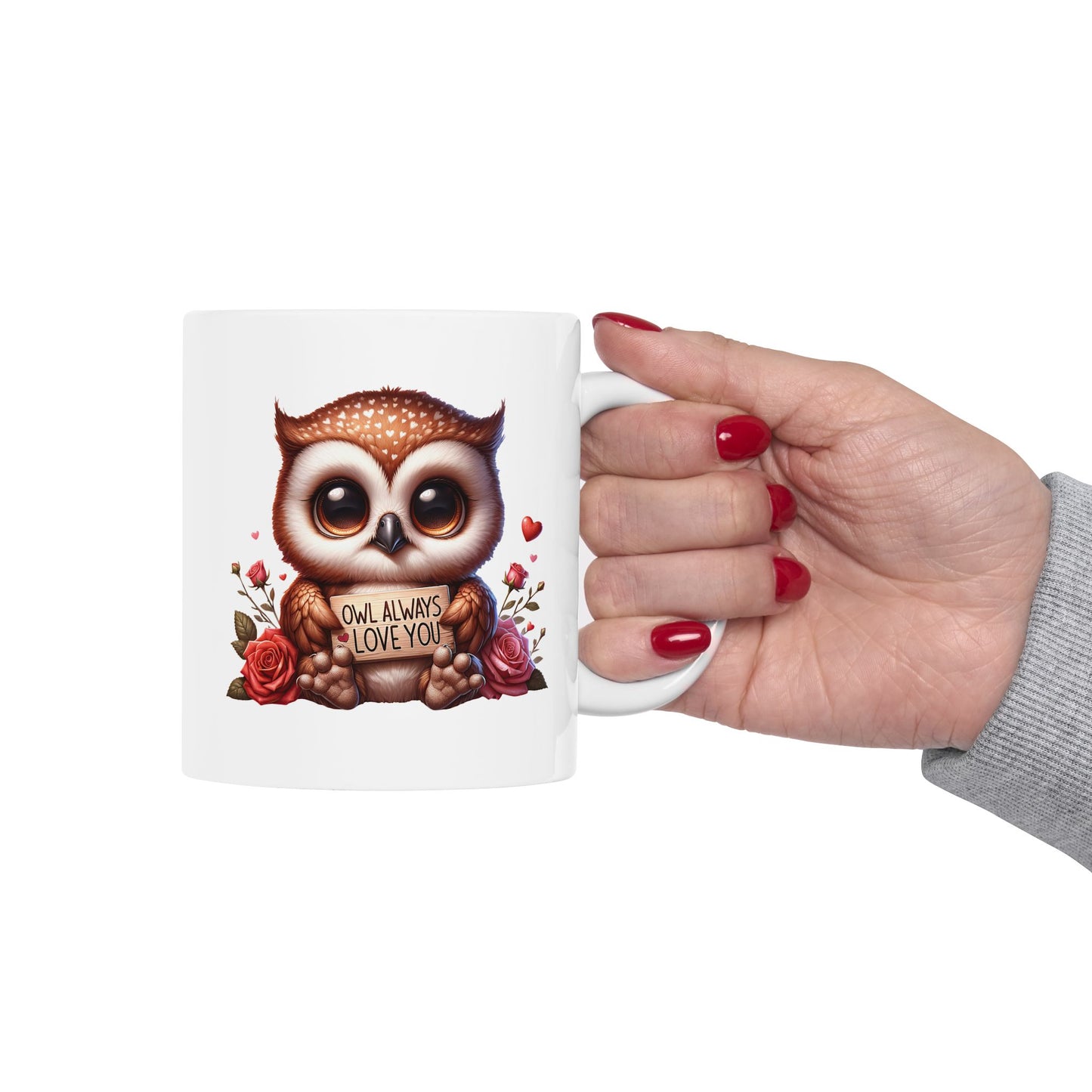 Adorable Owl "OWL ALWAYS LOVE YOU" Coffee Mug