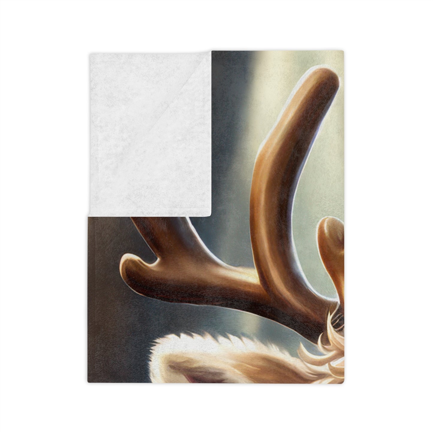 Adorable Christmas Deer Sofa Throw