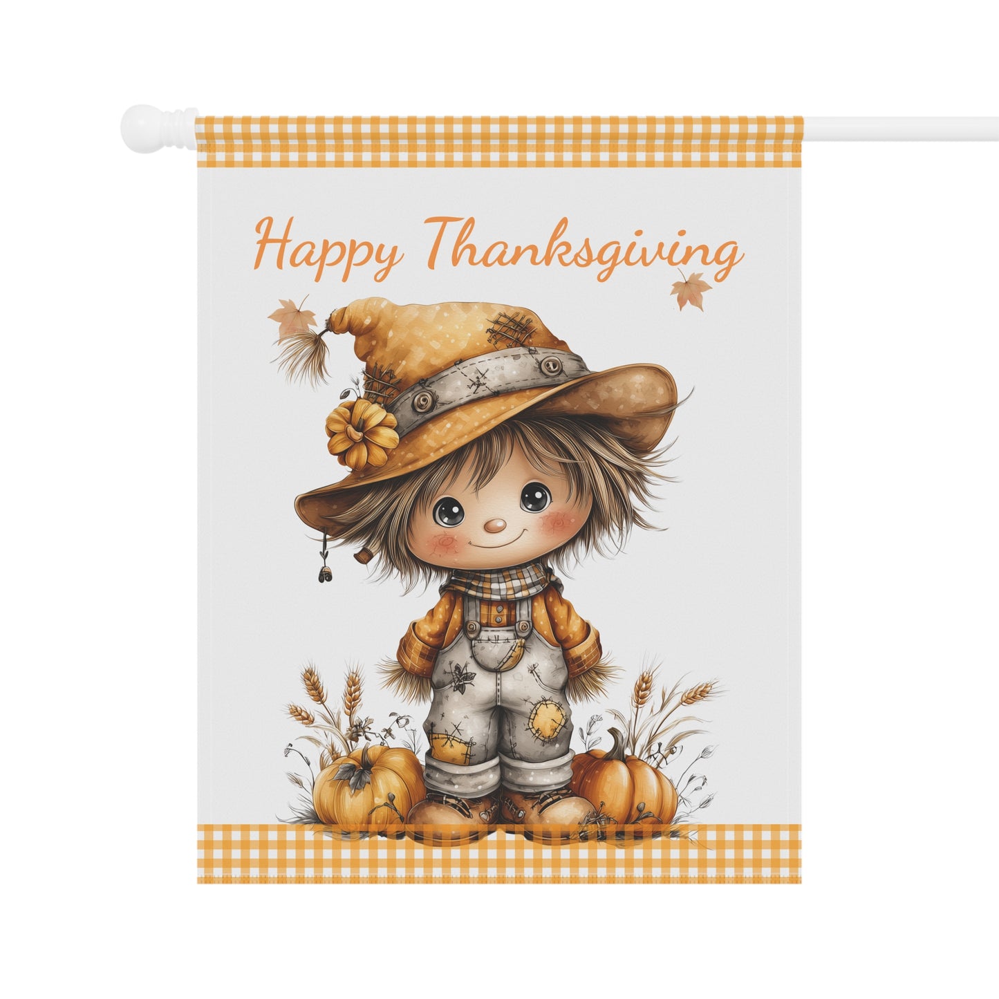 Scarecrow Garden Flag