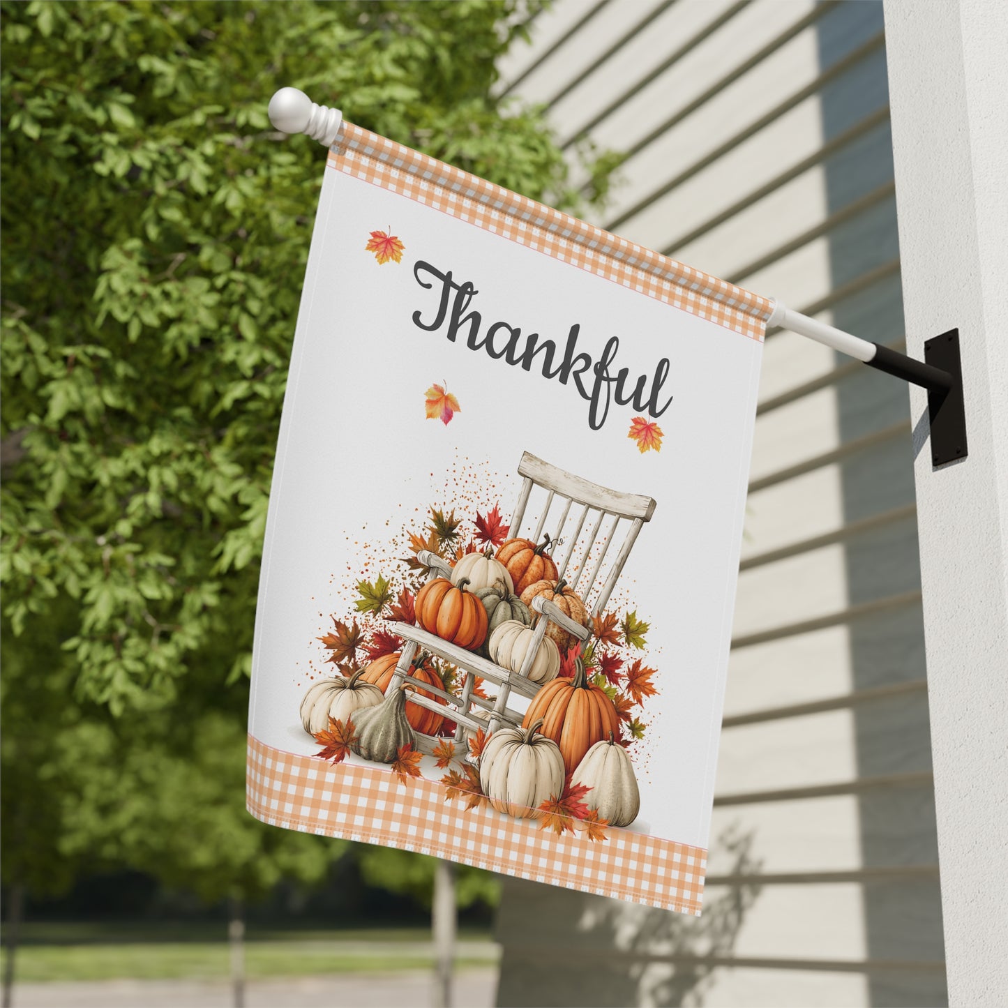 Rustic Fall Garden Flag