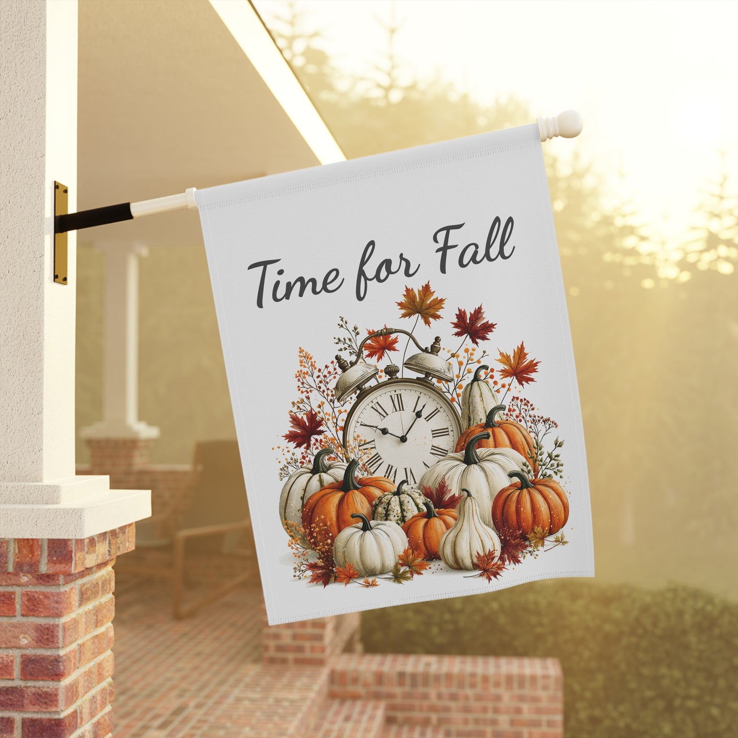 Time for Fall Vintage Garden Flag