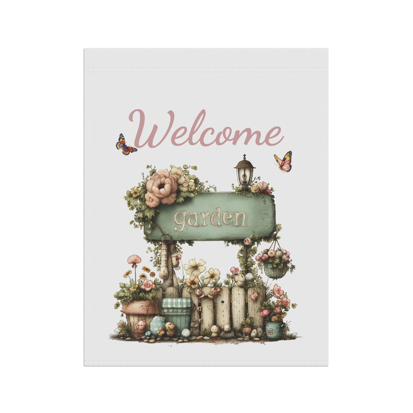 Cottage Garden Sign Flag