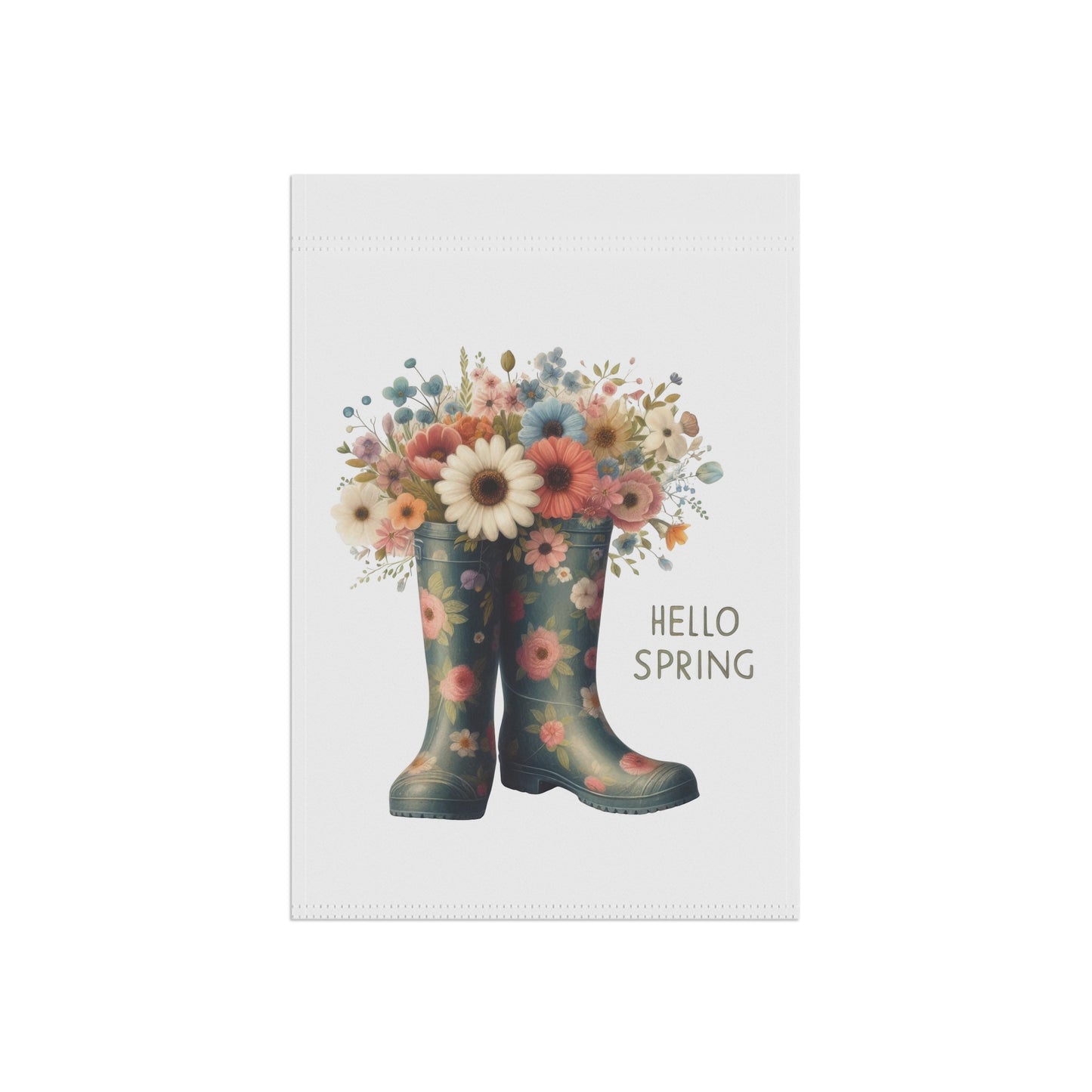 Hello Spring Garden Flag