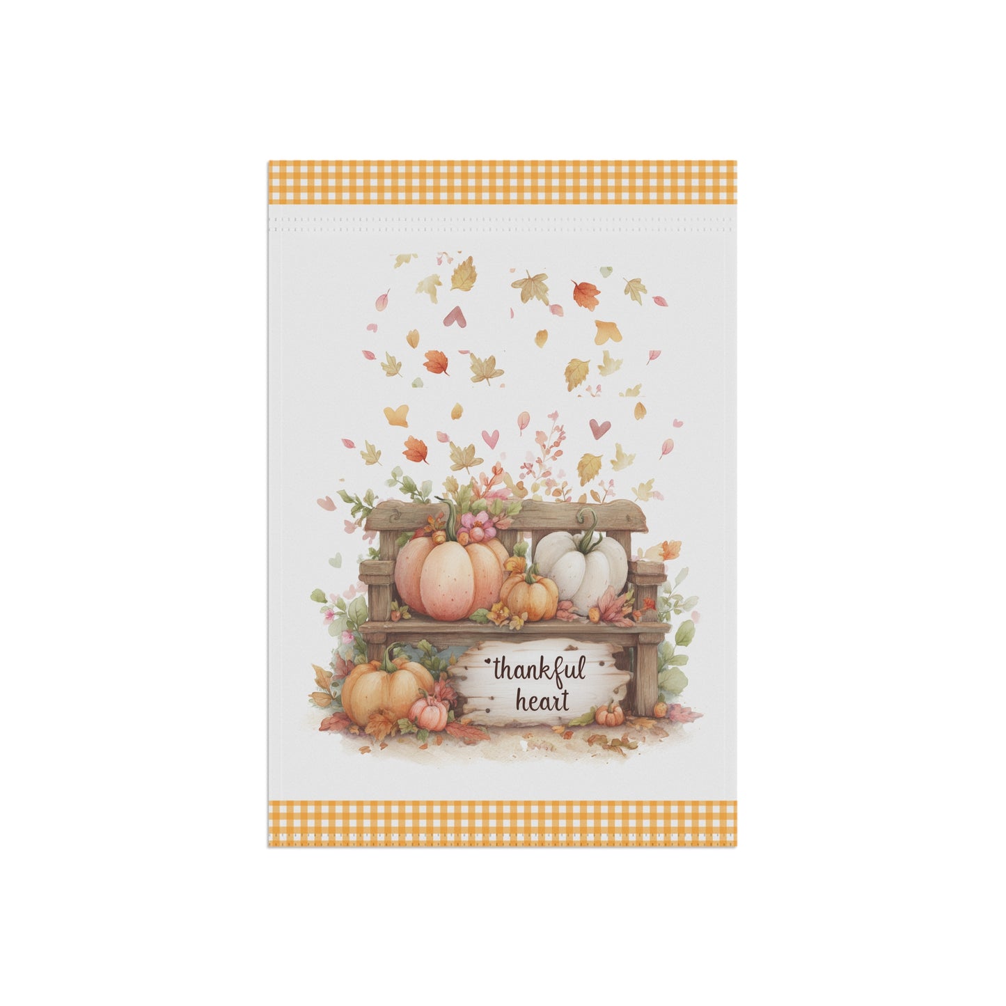 Watercolor Autumn Thanksgiving Garden Flag