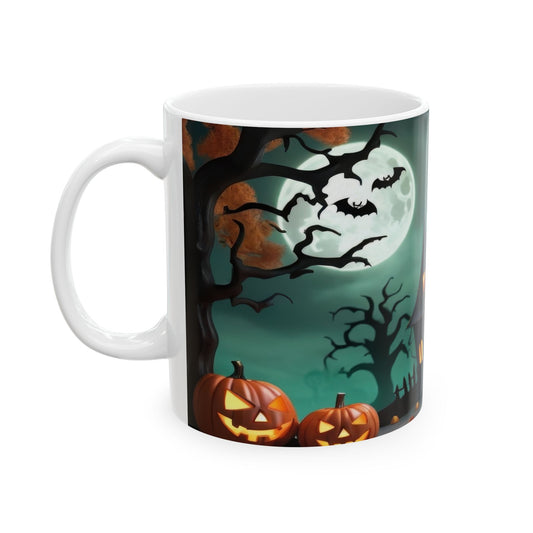 Moonlit Spooky Scene Coffee Cup