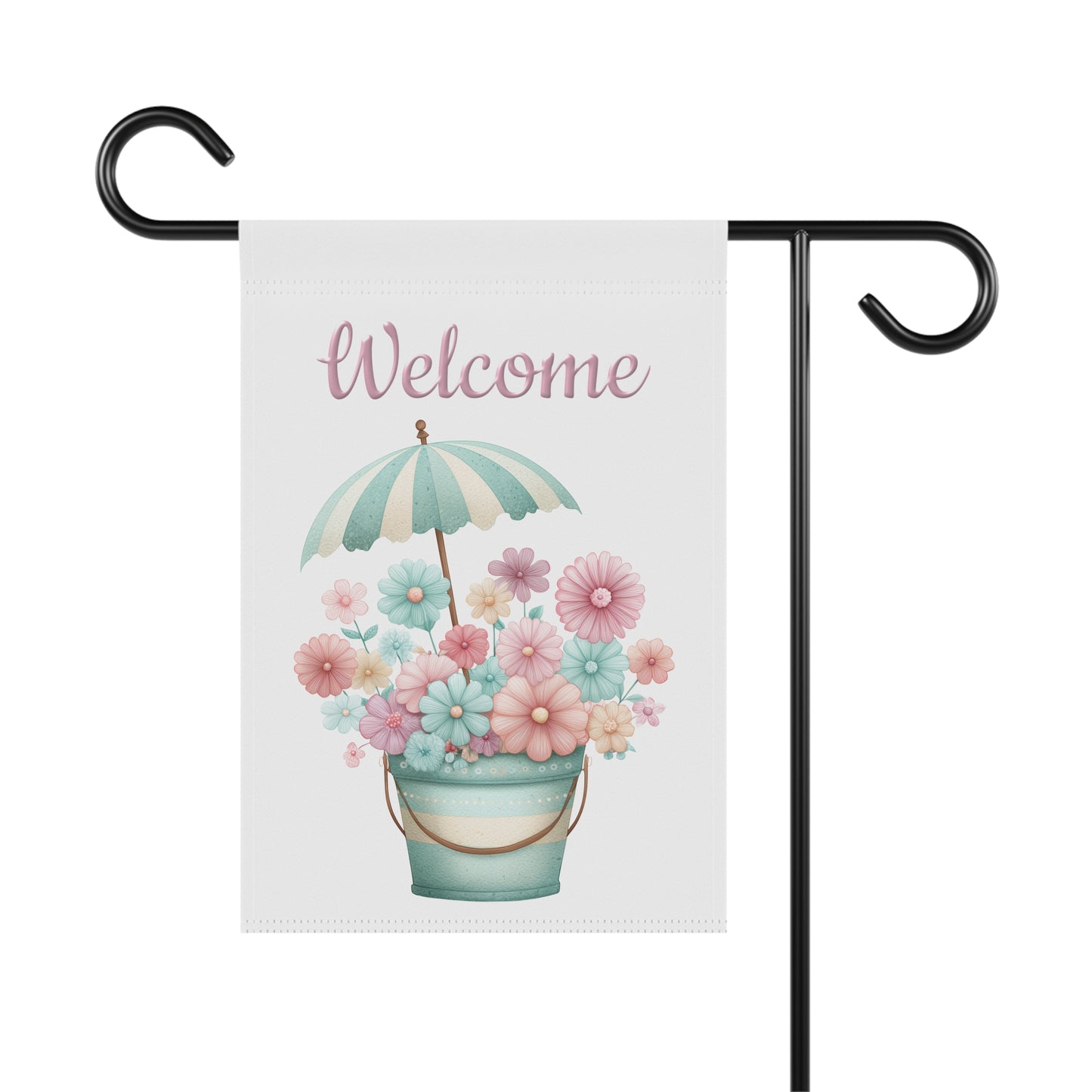 Pastel Bloom Garden Flag
