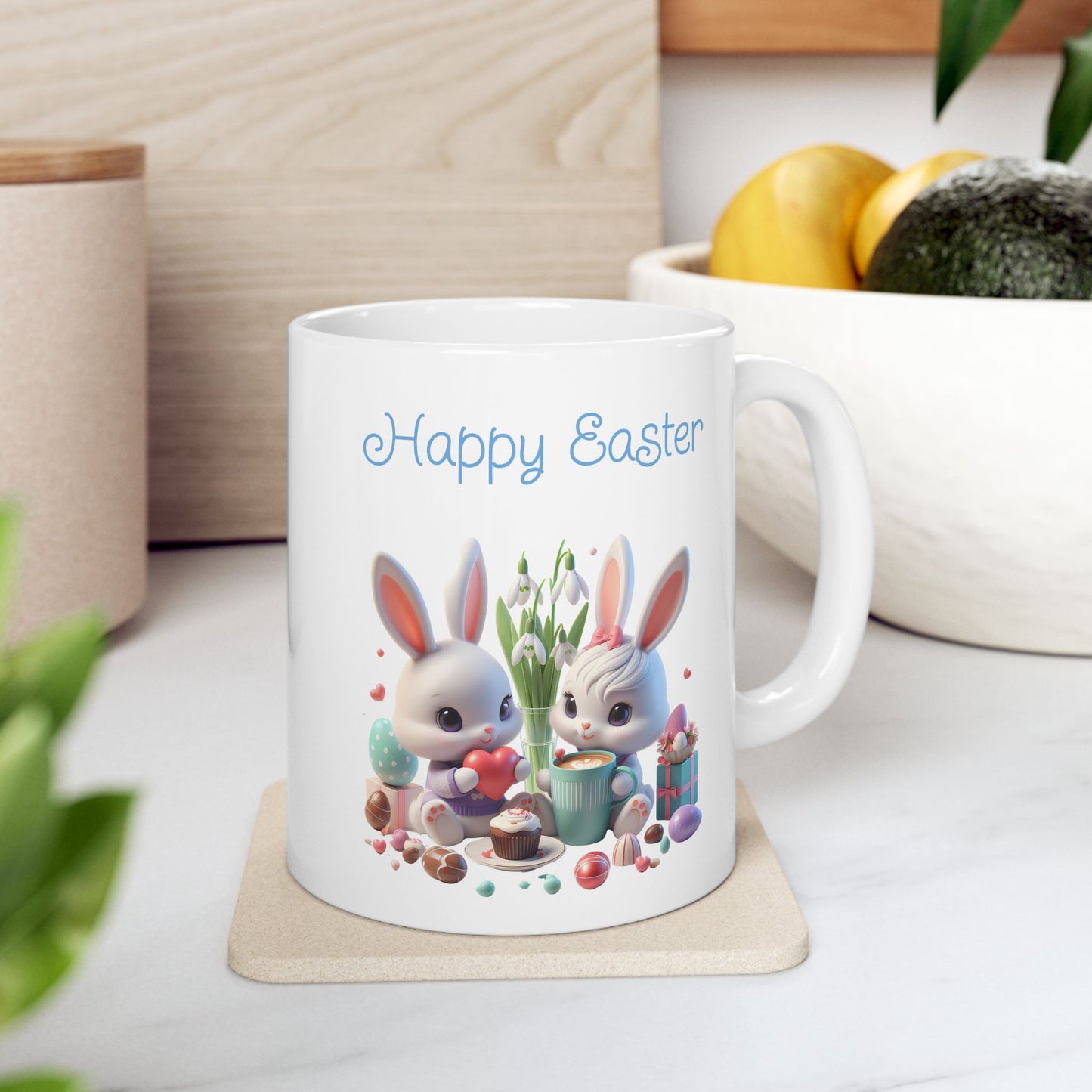 Adorable Easter Bunny Coffee Mug