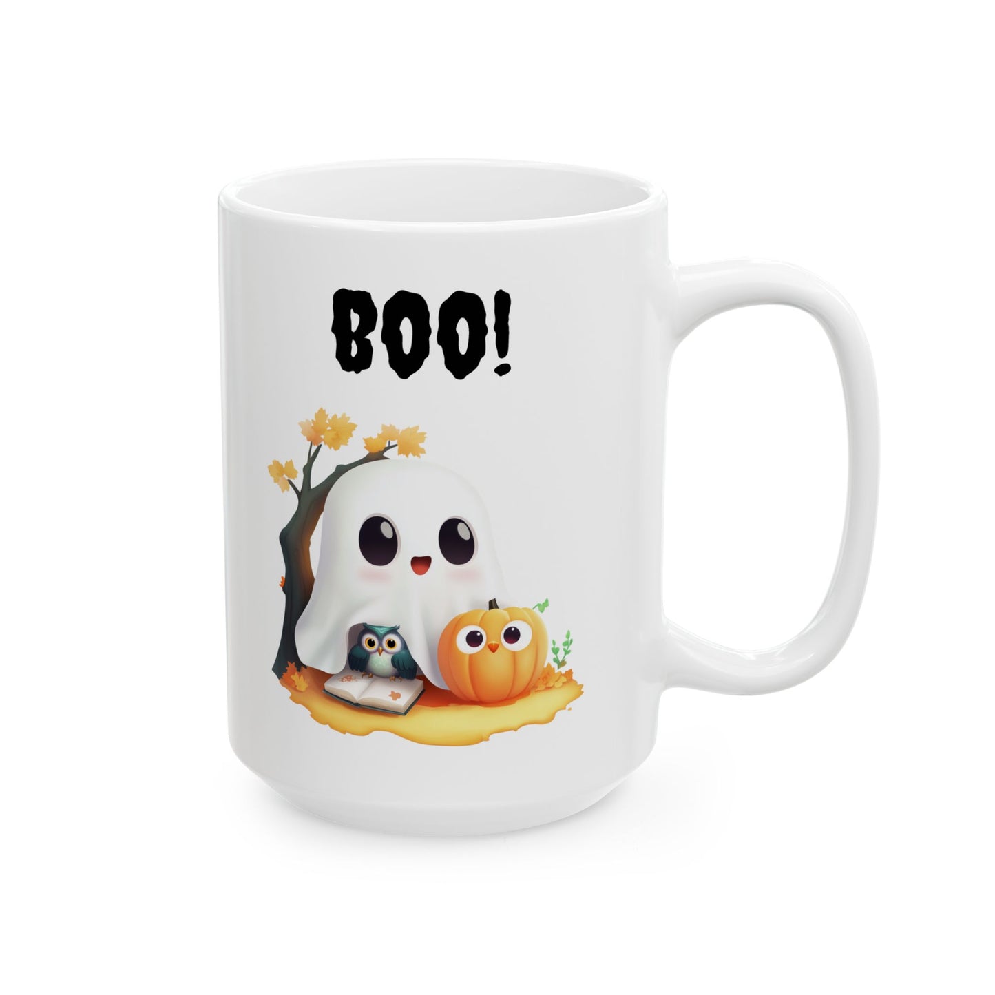 Cute Boo Ghost Halloween Coffee Mug