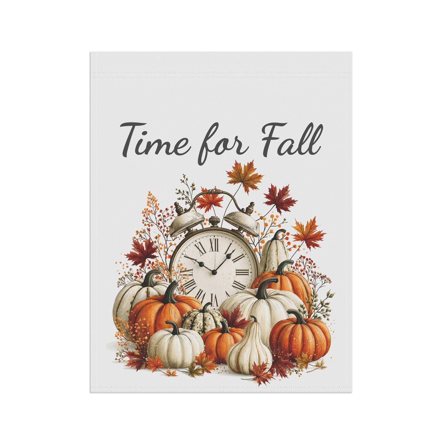 Time for Fall Vintage Garden Flag