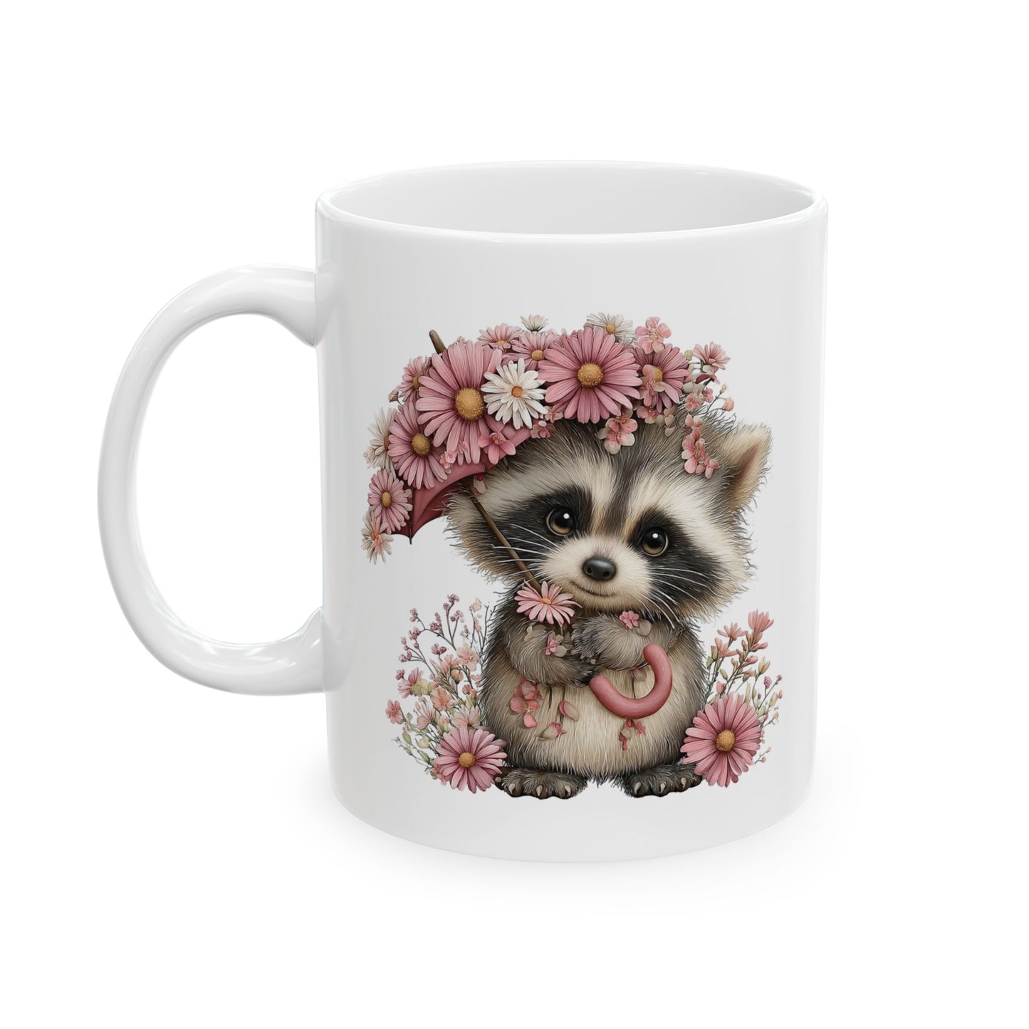 Cute Raccoon Coffee Mug