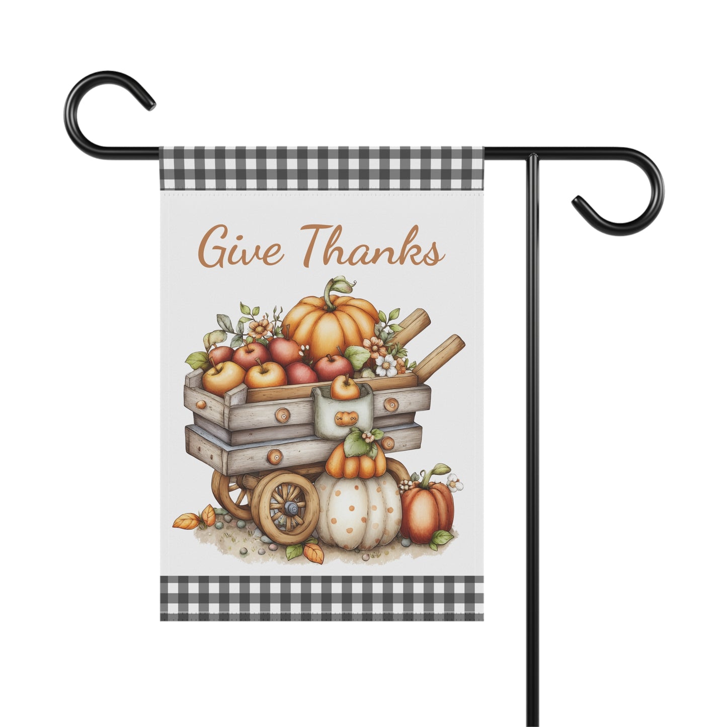 Harvest Wagon Garden Flag