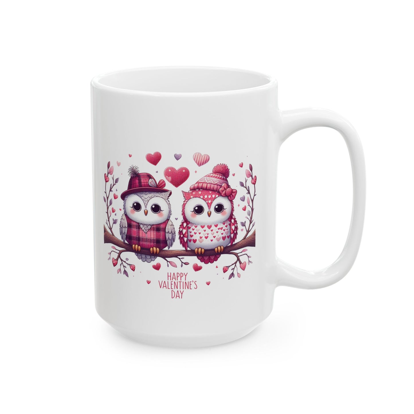 Sweet Owl Valentine's Coffee Mug