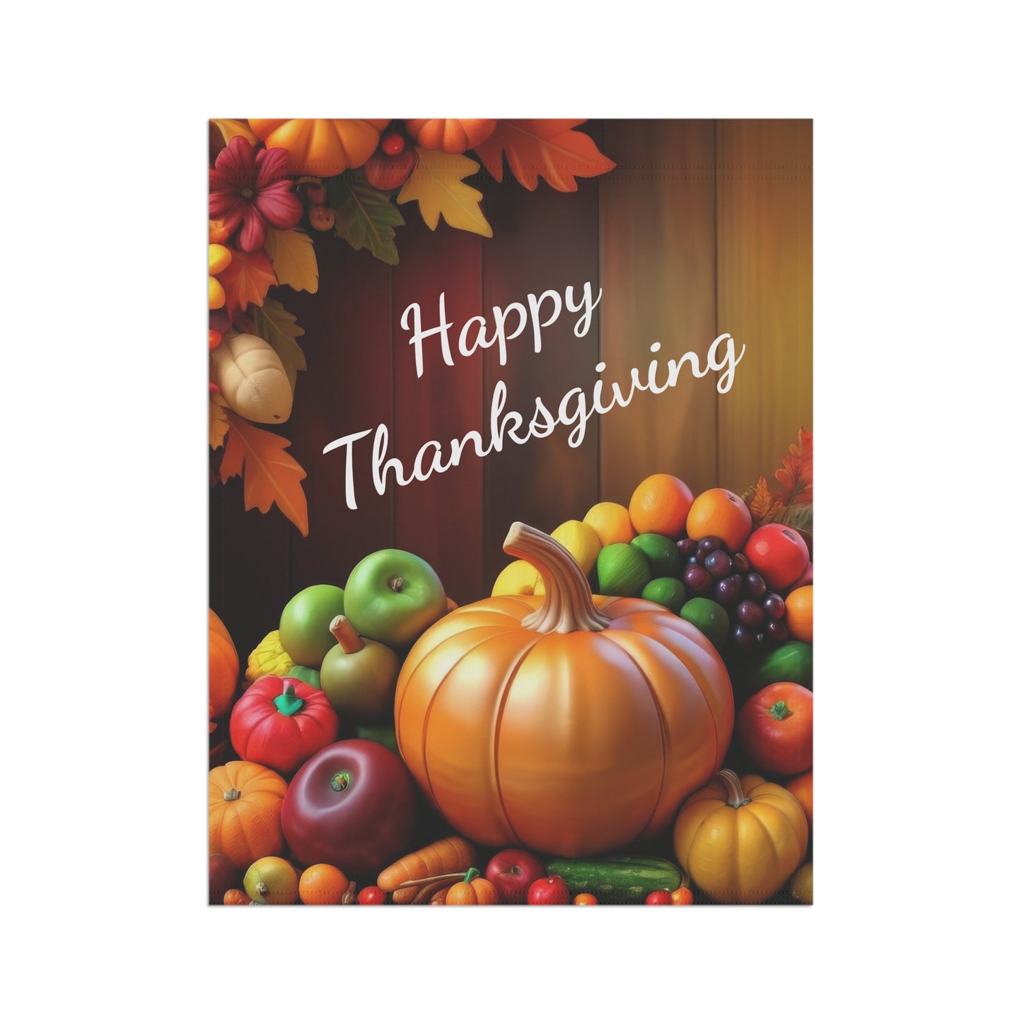 Happy Thanksgiving Garden Flag