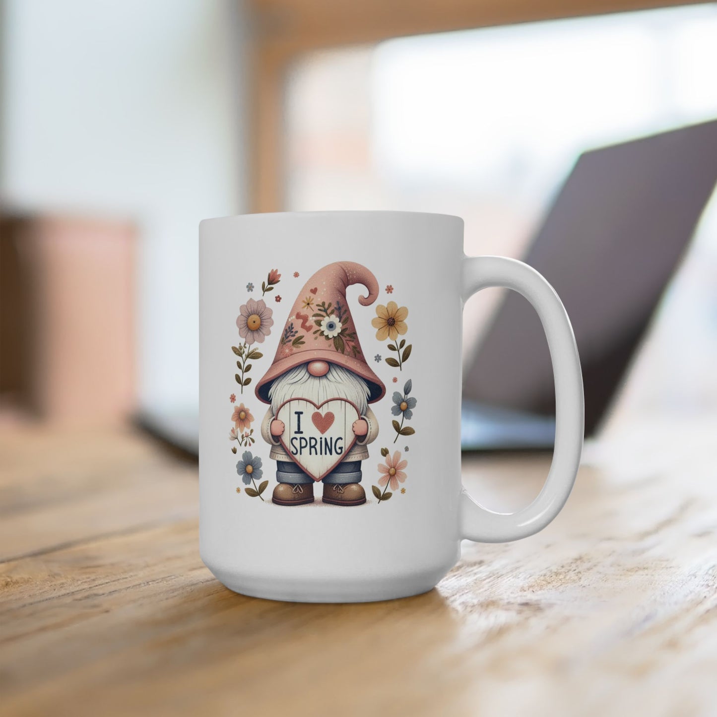 Charming Spring Gnome Mug
