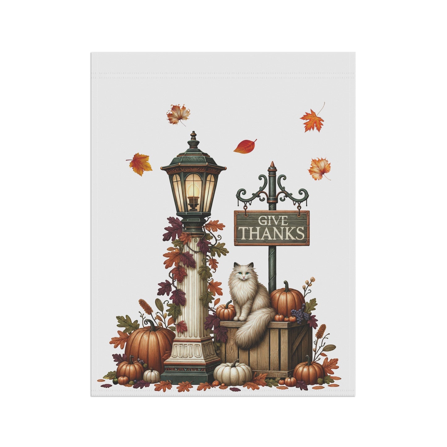 Give Thanks Garden Flag