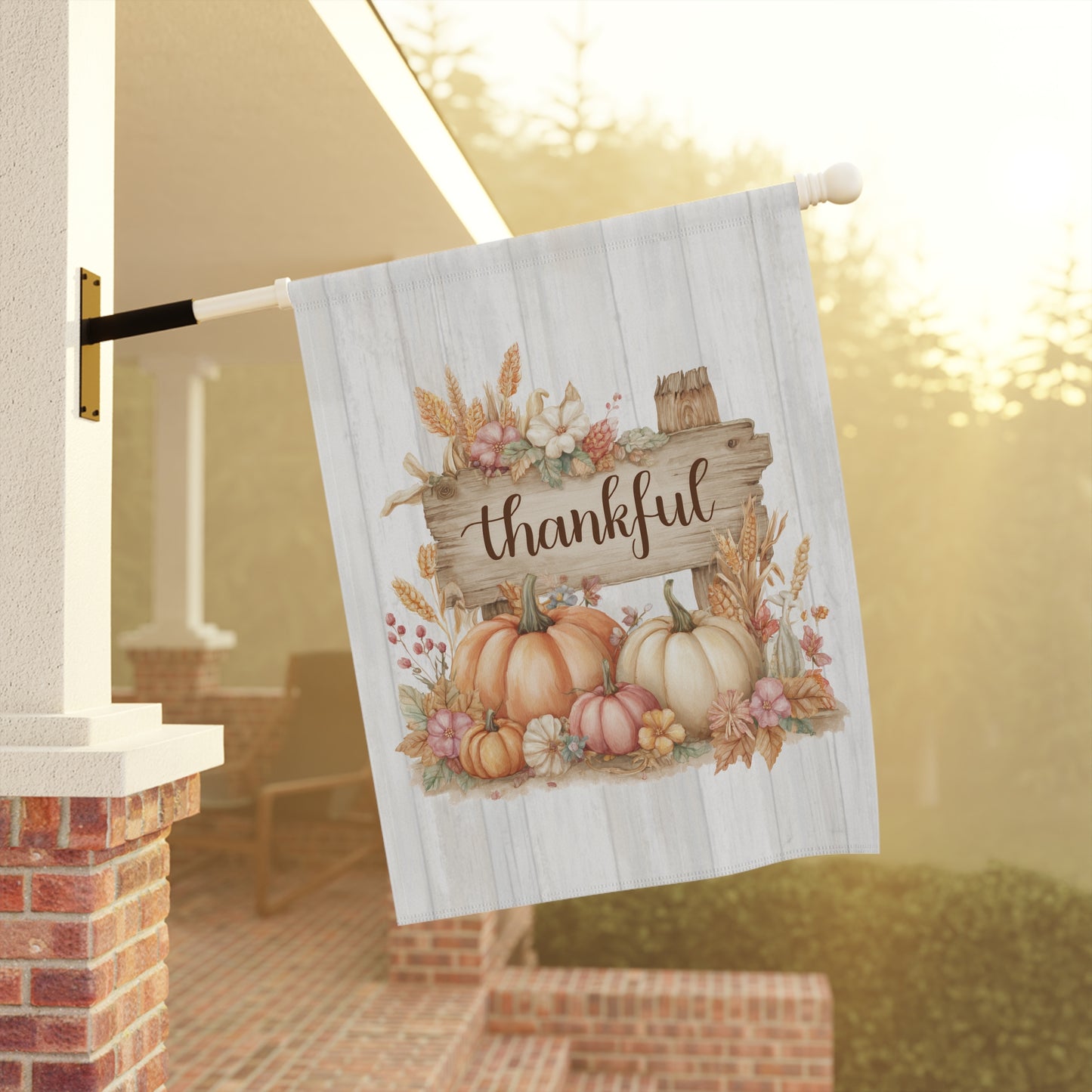 Thankful Harvest Garden Flag