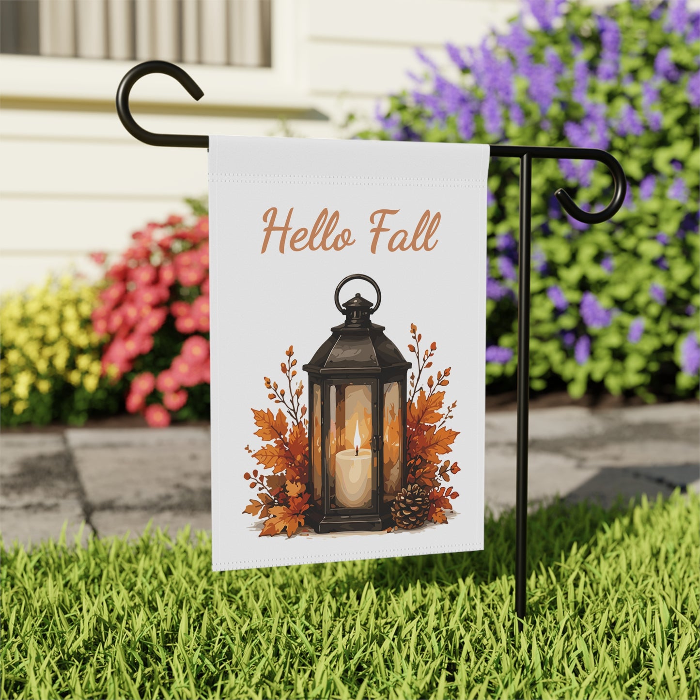 Warm Harvest Welcome Garden Flag