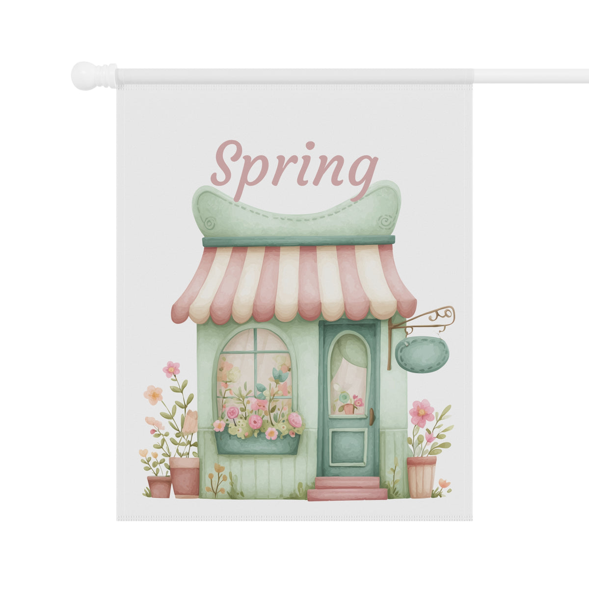 Spring Cottage Garden Flag