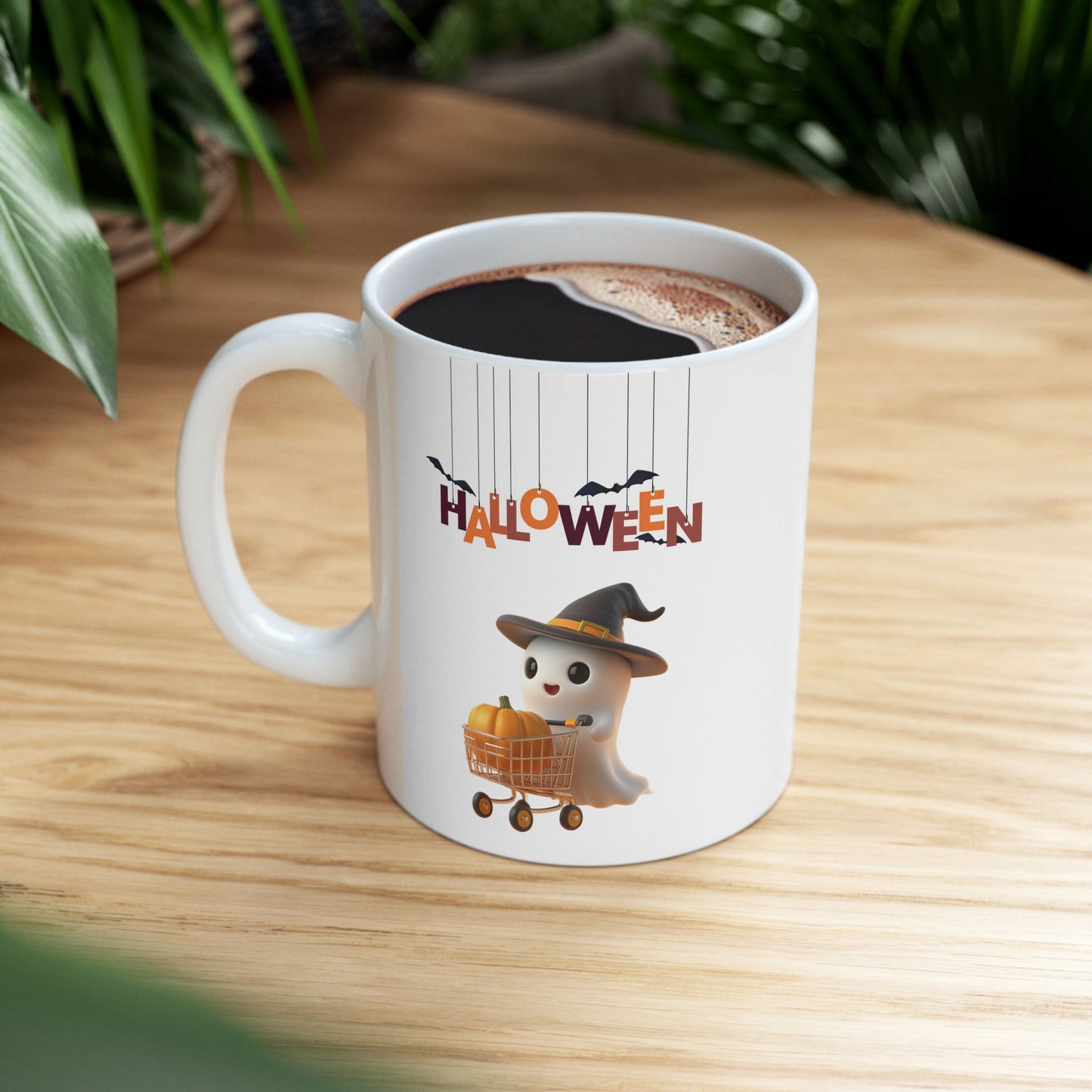 Spooky & Sweet Halloween Coffee Cup