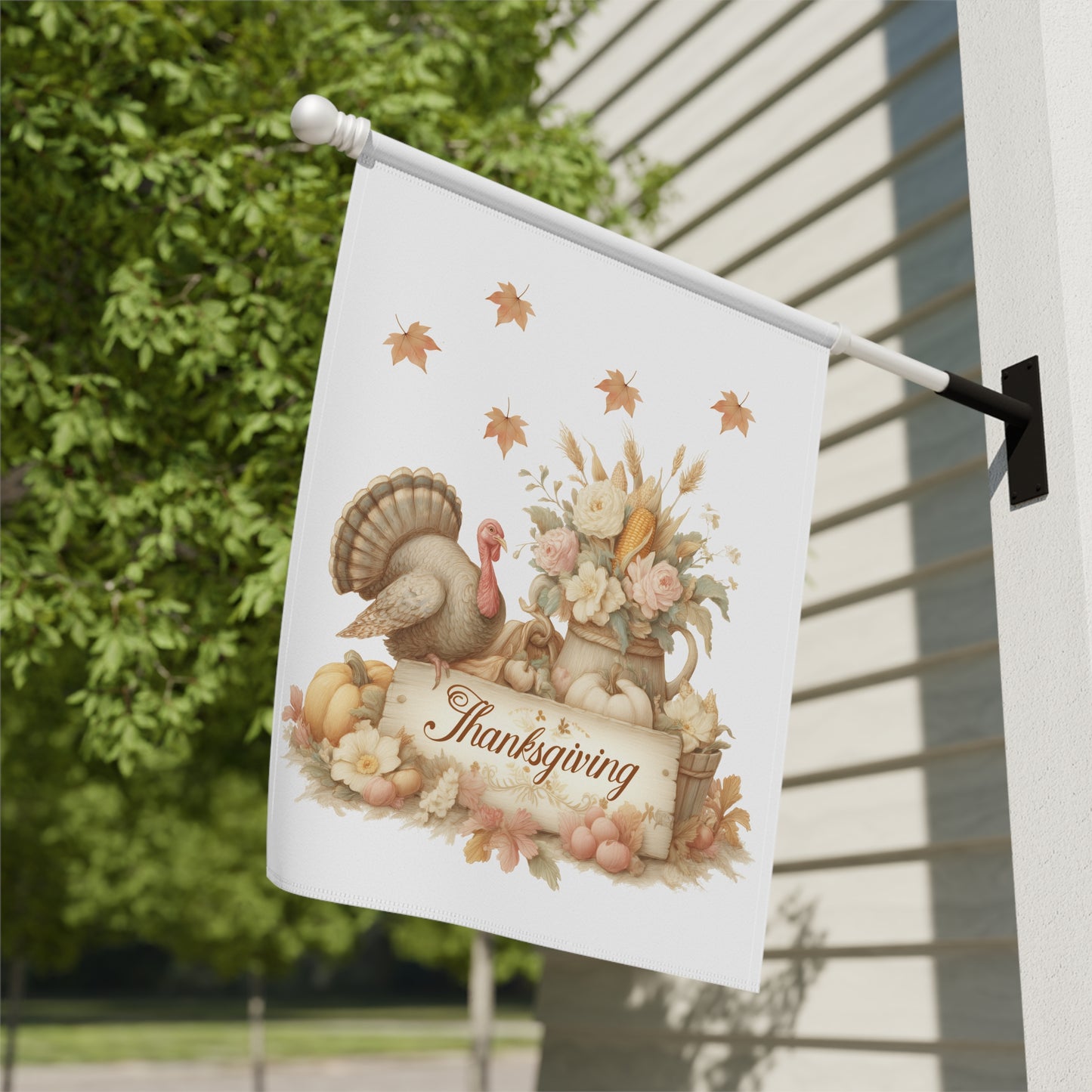 Happy Thanksgiving Garden Flag