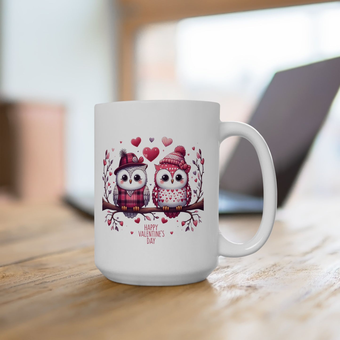 Sweet Owl Valentine's Coffee Mug