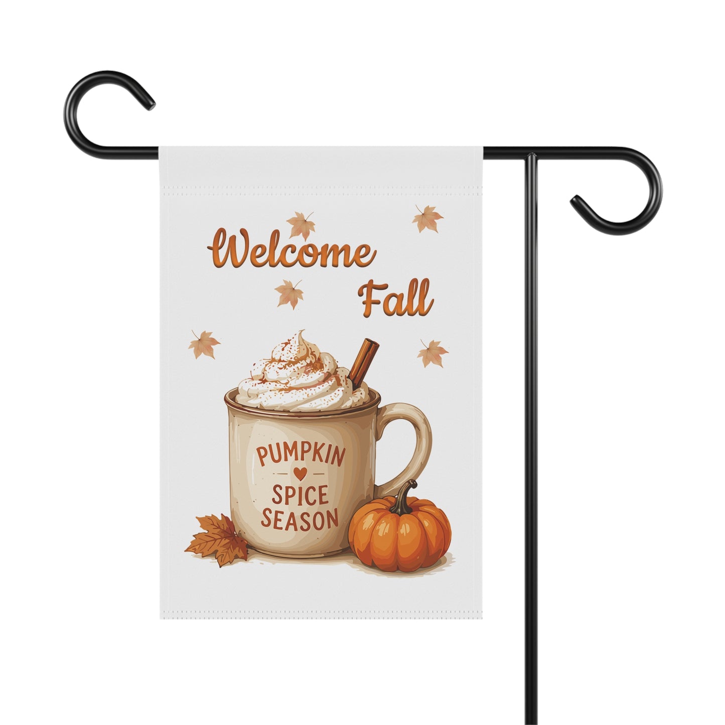 Pumpkin Spice Mug Garden Flag