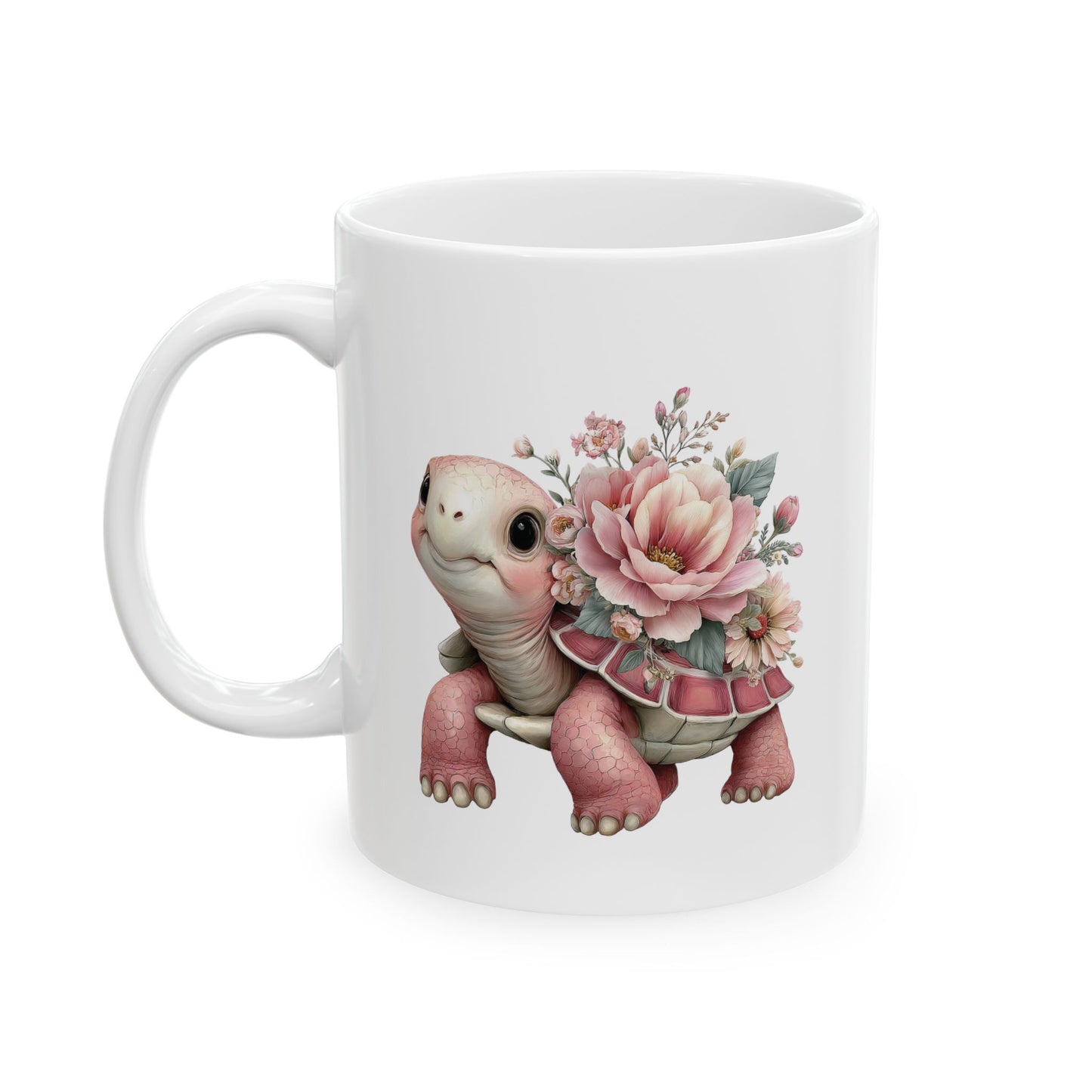 Cute Pink Turtle Coffee Mug