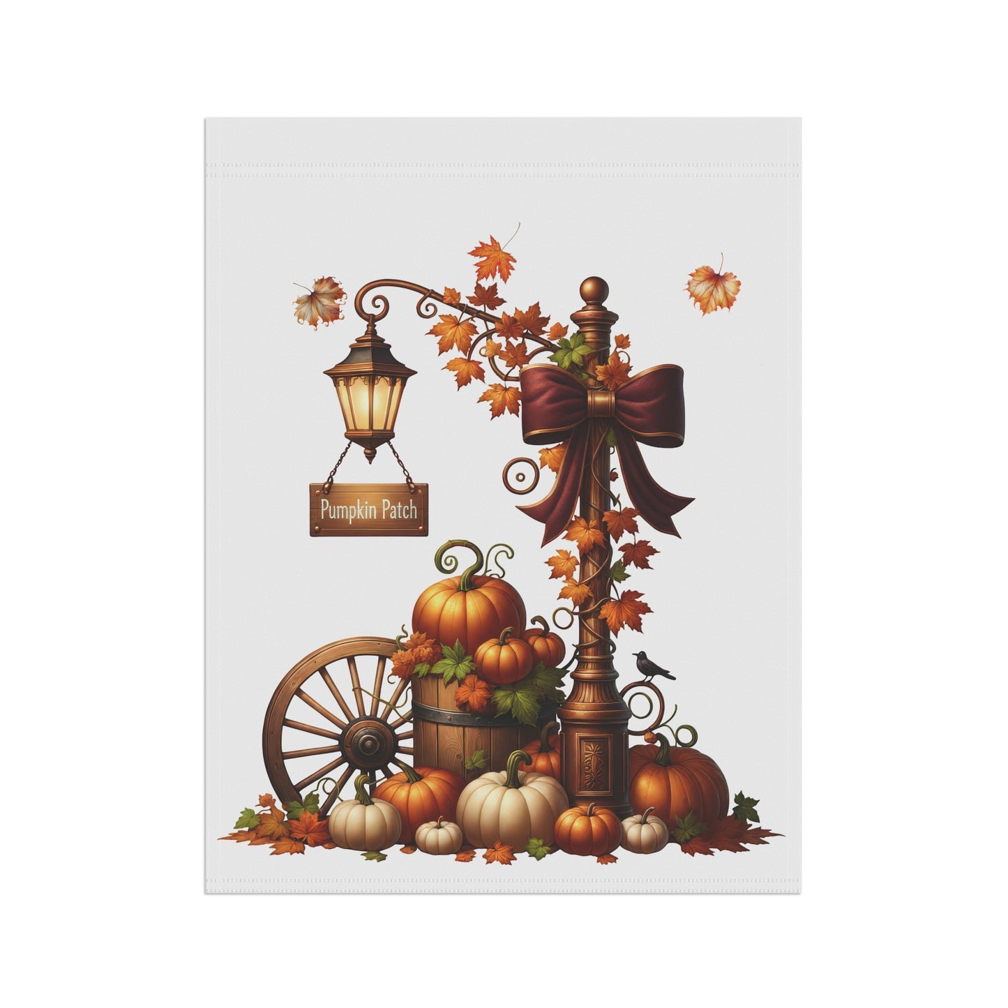 Pumpkin Patch Fall Garden Flag