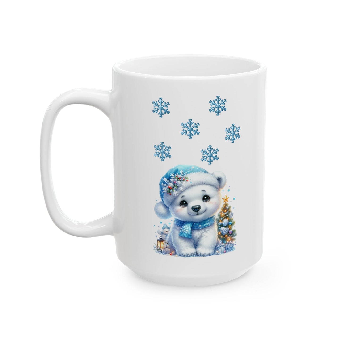 Cute Polar Bear Christmas Coffee Mug