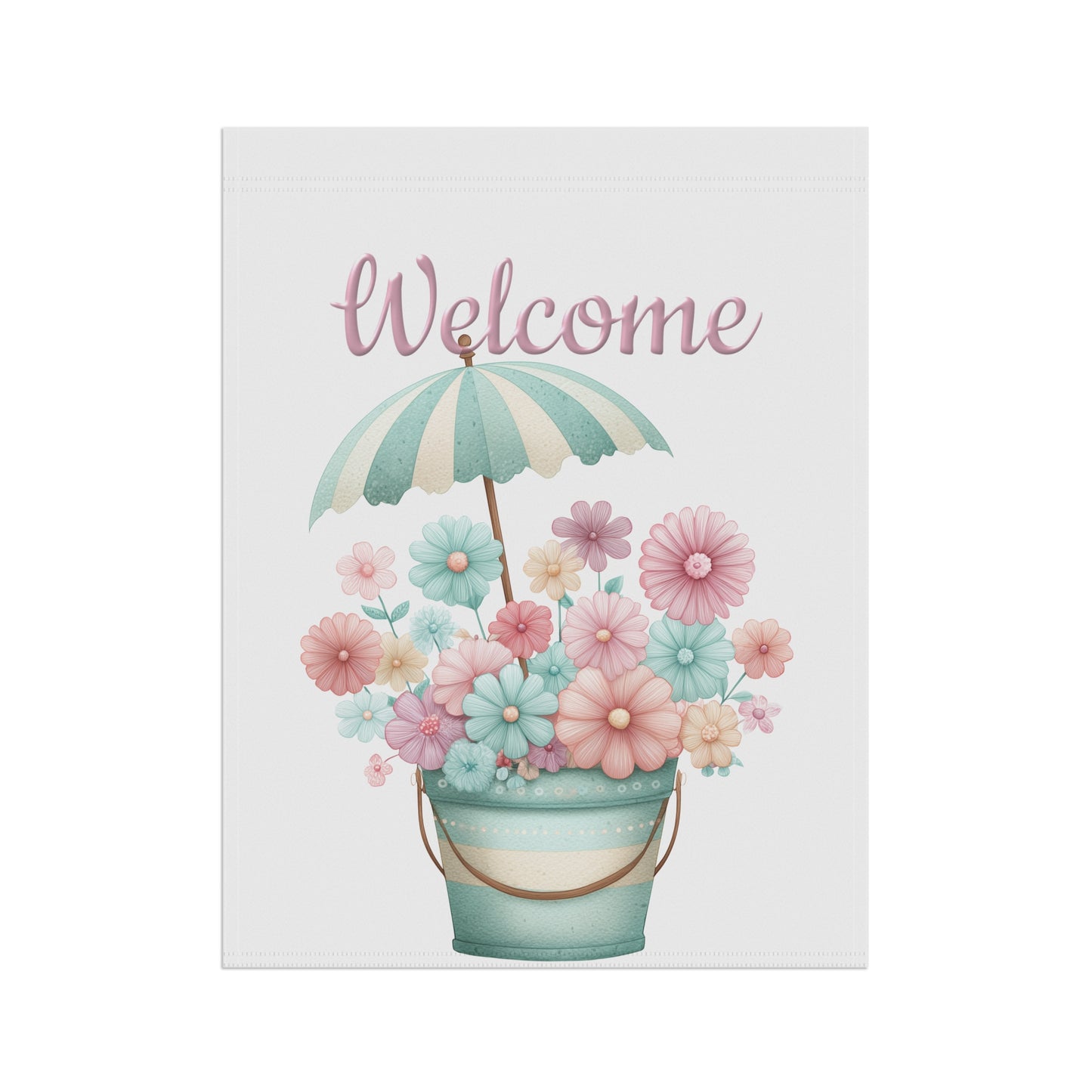 Pastel Bloom Garden Flag