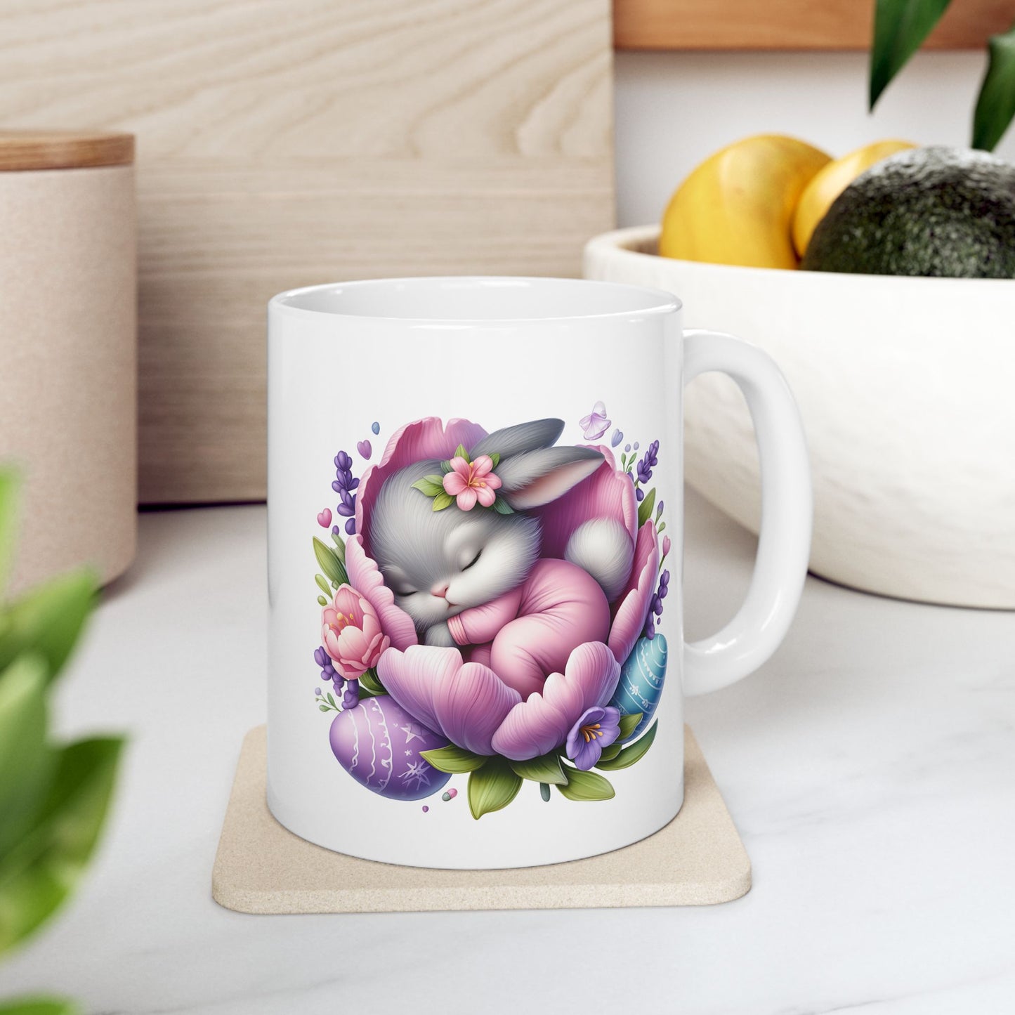 Adorable Baby Rabbit Easter Mug