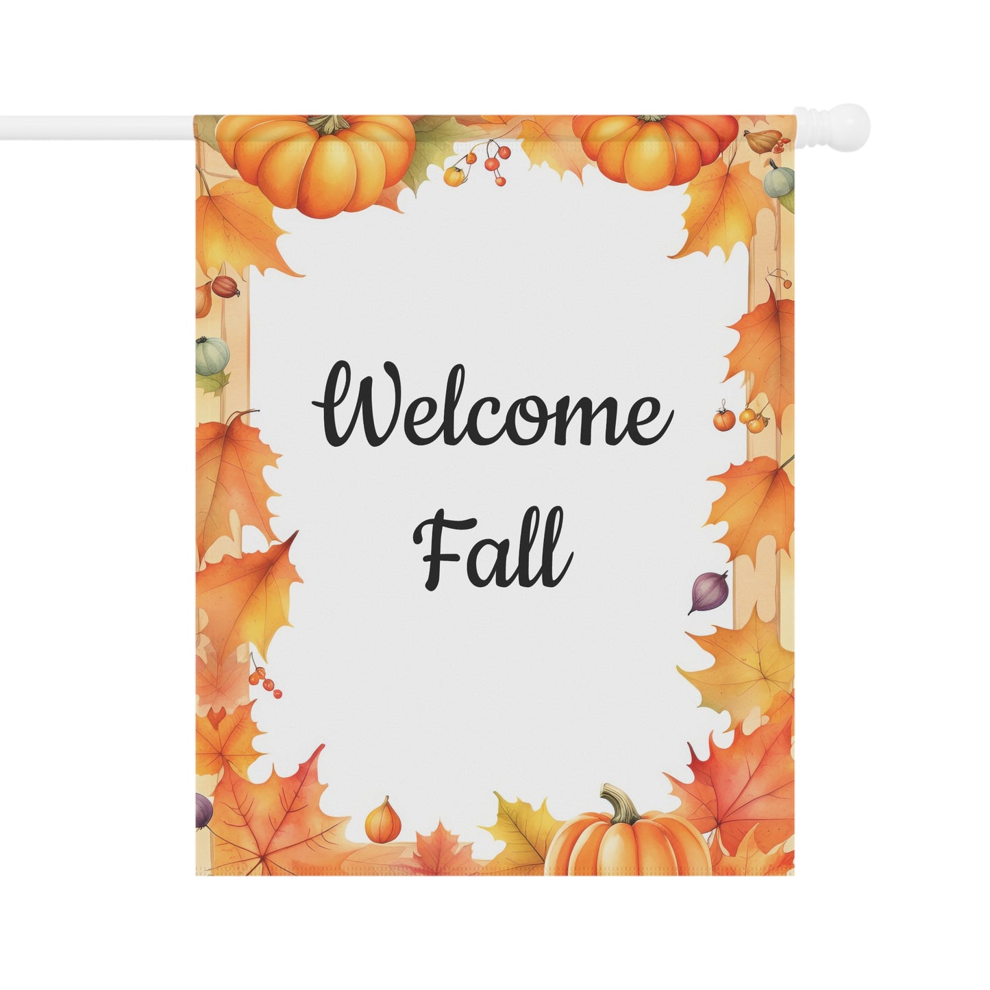 Welcome Fall Garden Flag Autumn Leaves (Copy)