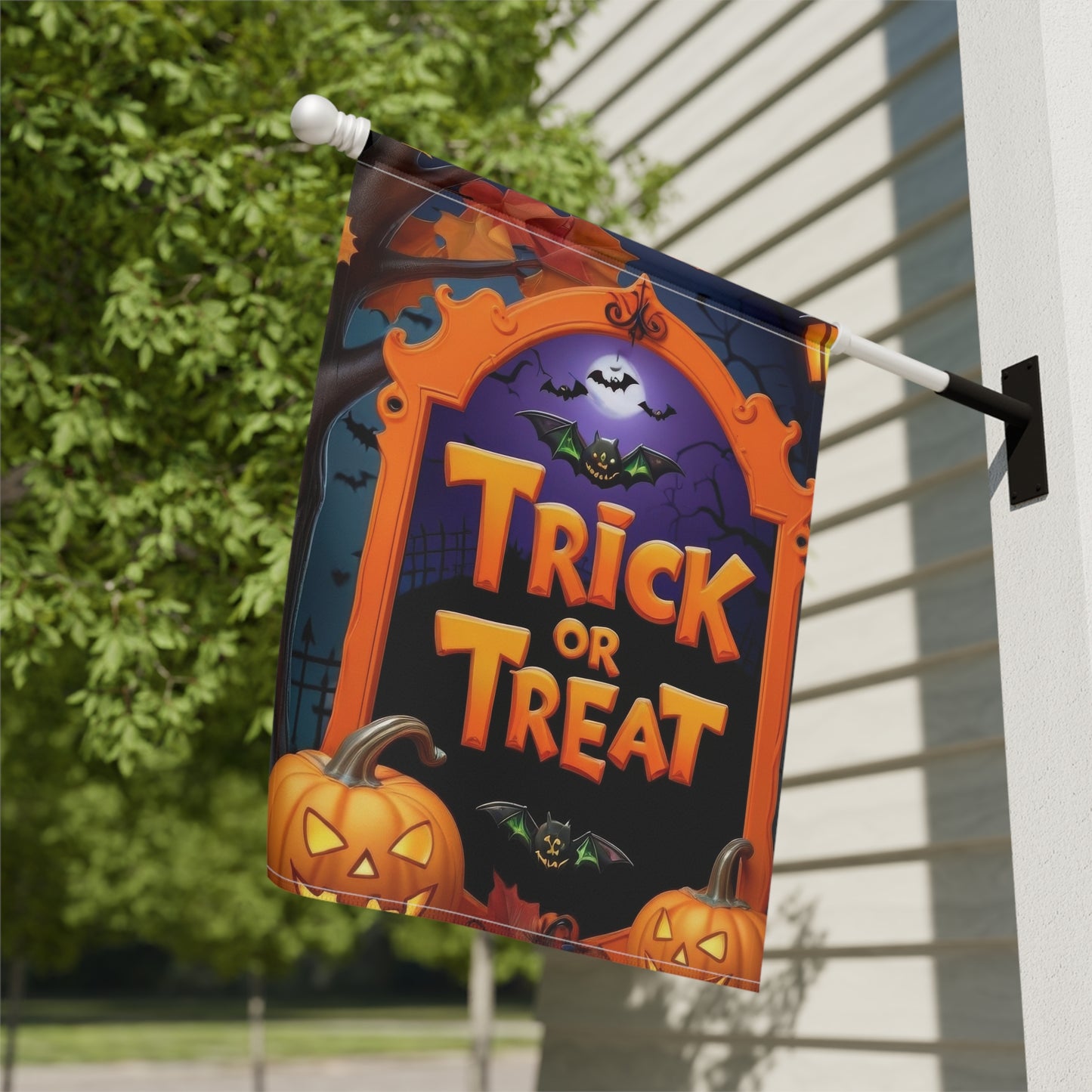Trick or Treat Halloween Garden Flag/House Banner