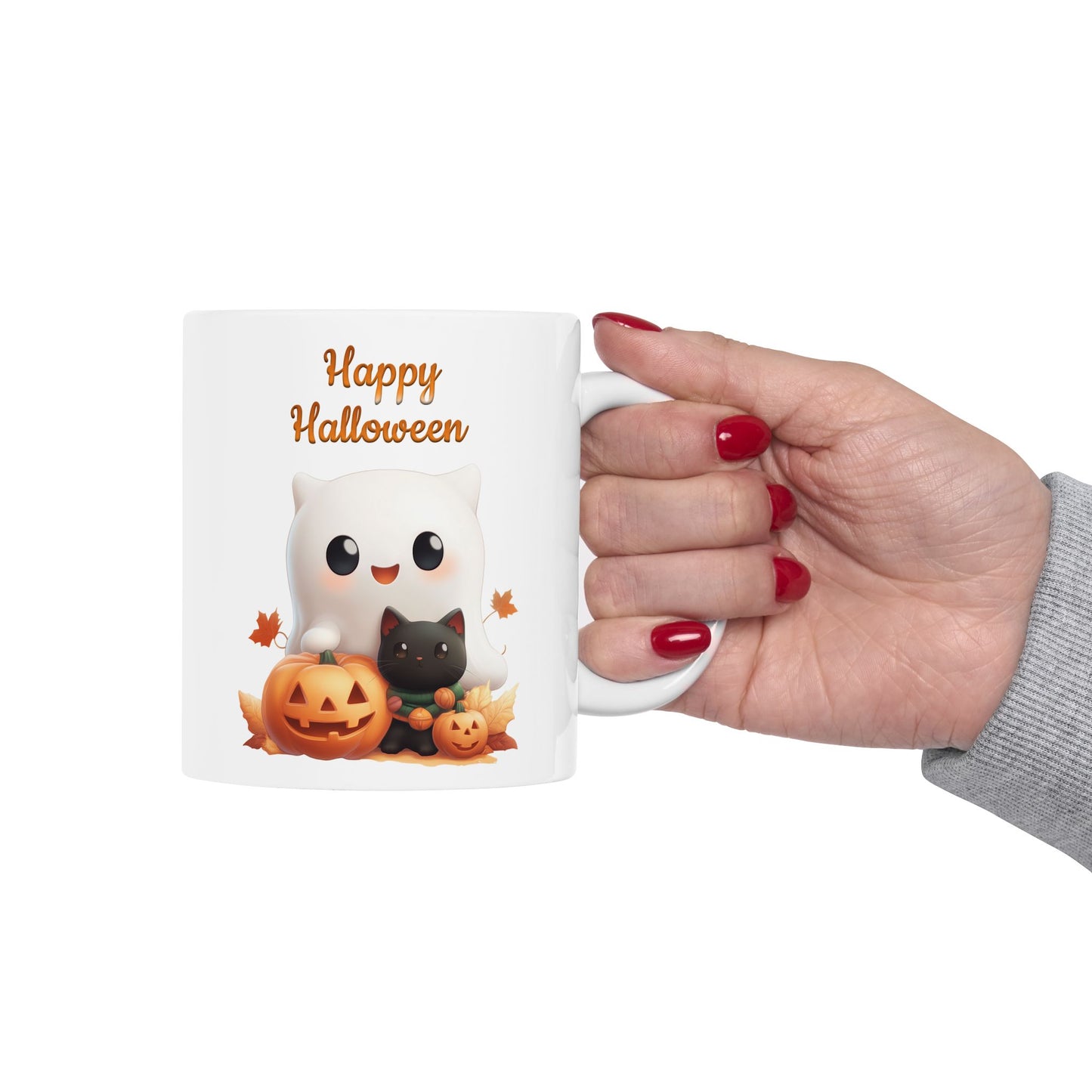 Halloween Ghost Ceramic Mug