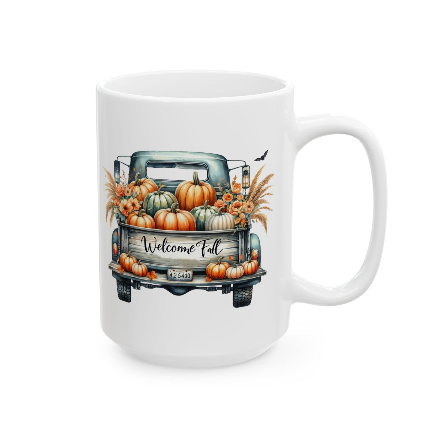 "Welcome Fall" Old Time Truck Coffee Mug