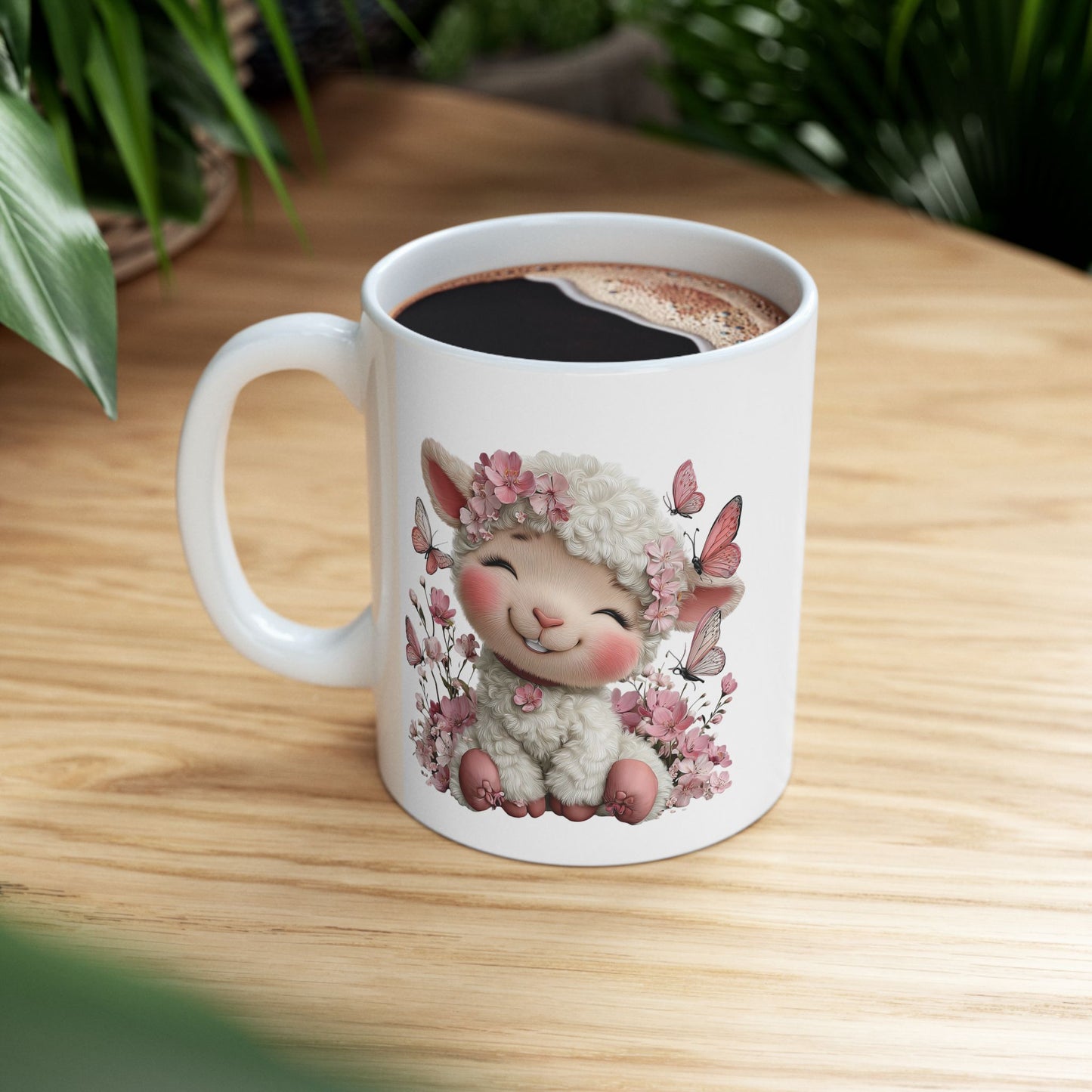 Happy Lamb Coffee Mug