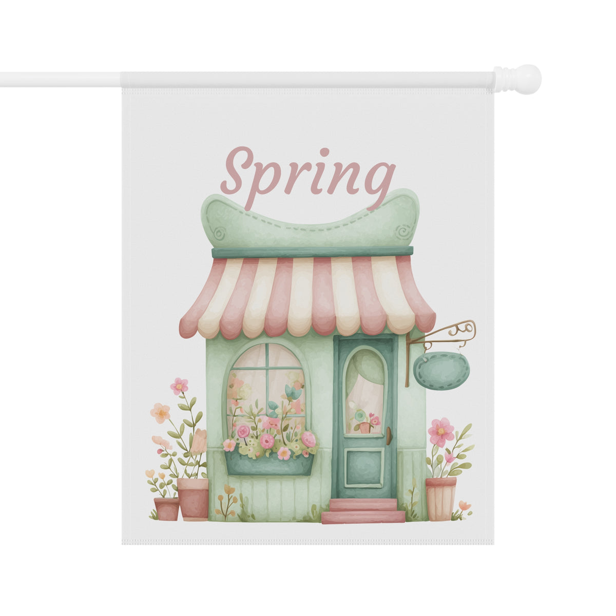 Spring Cottage Garden Flag