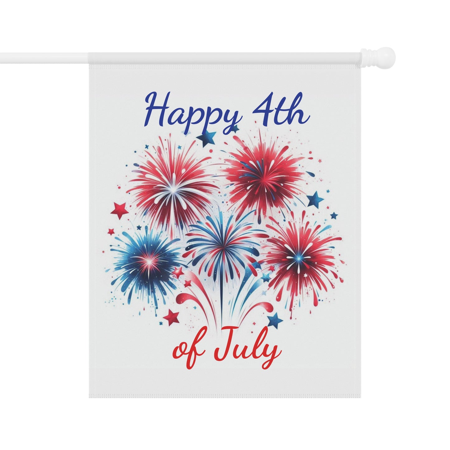 Fireworks Garden Flag