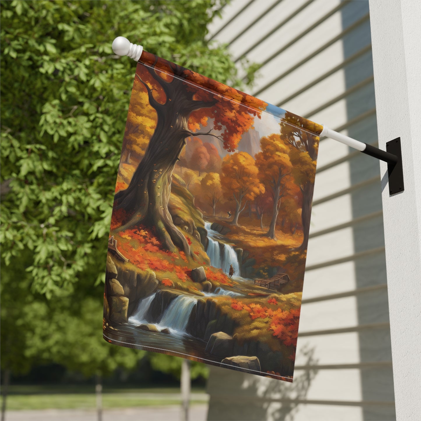 Fall Harvest Garden Flag