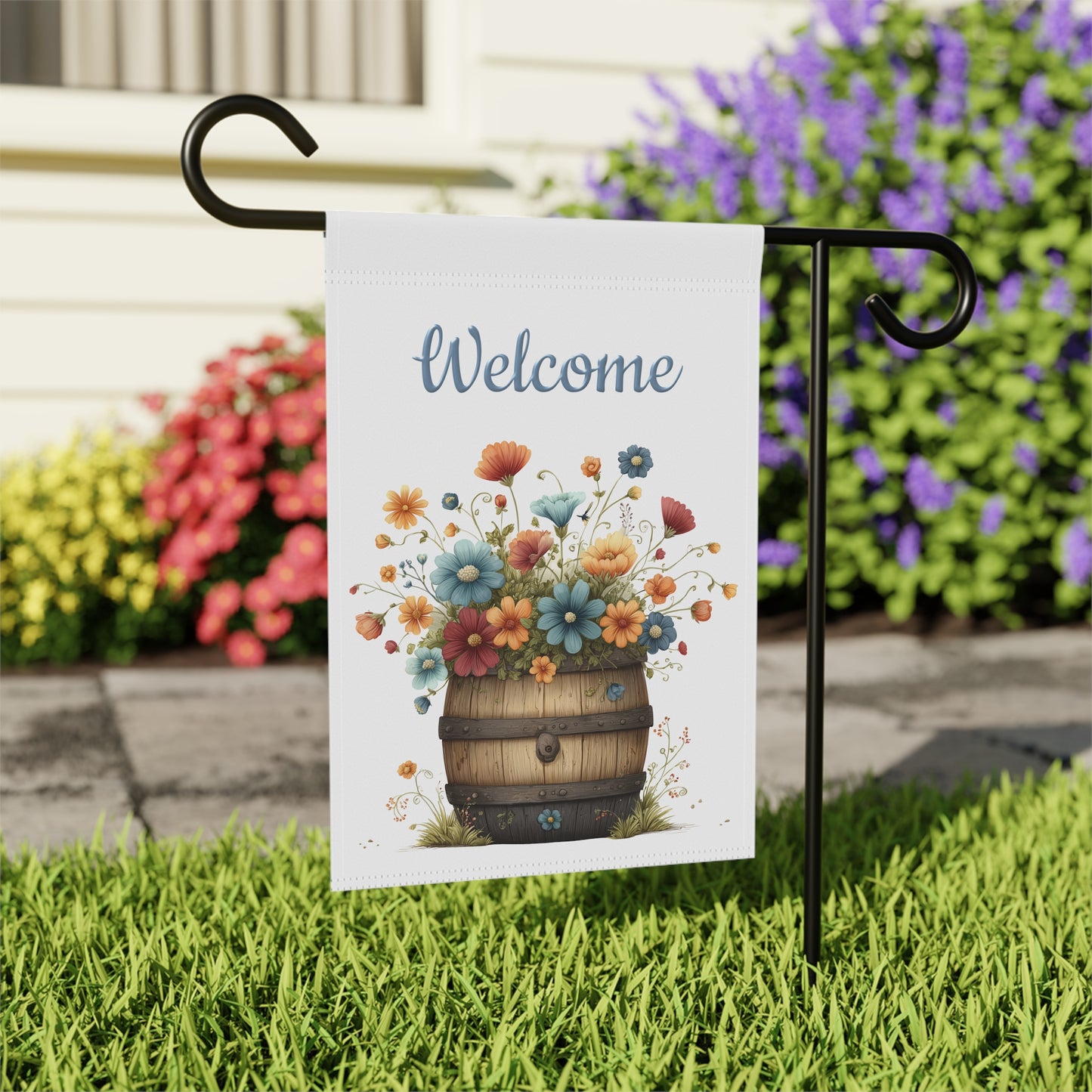 Front Porch Welcome Garden Flag