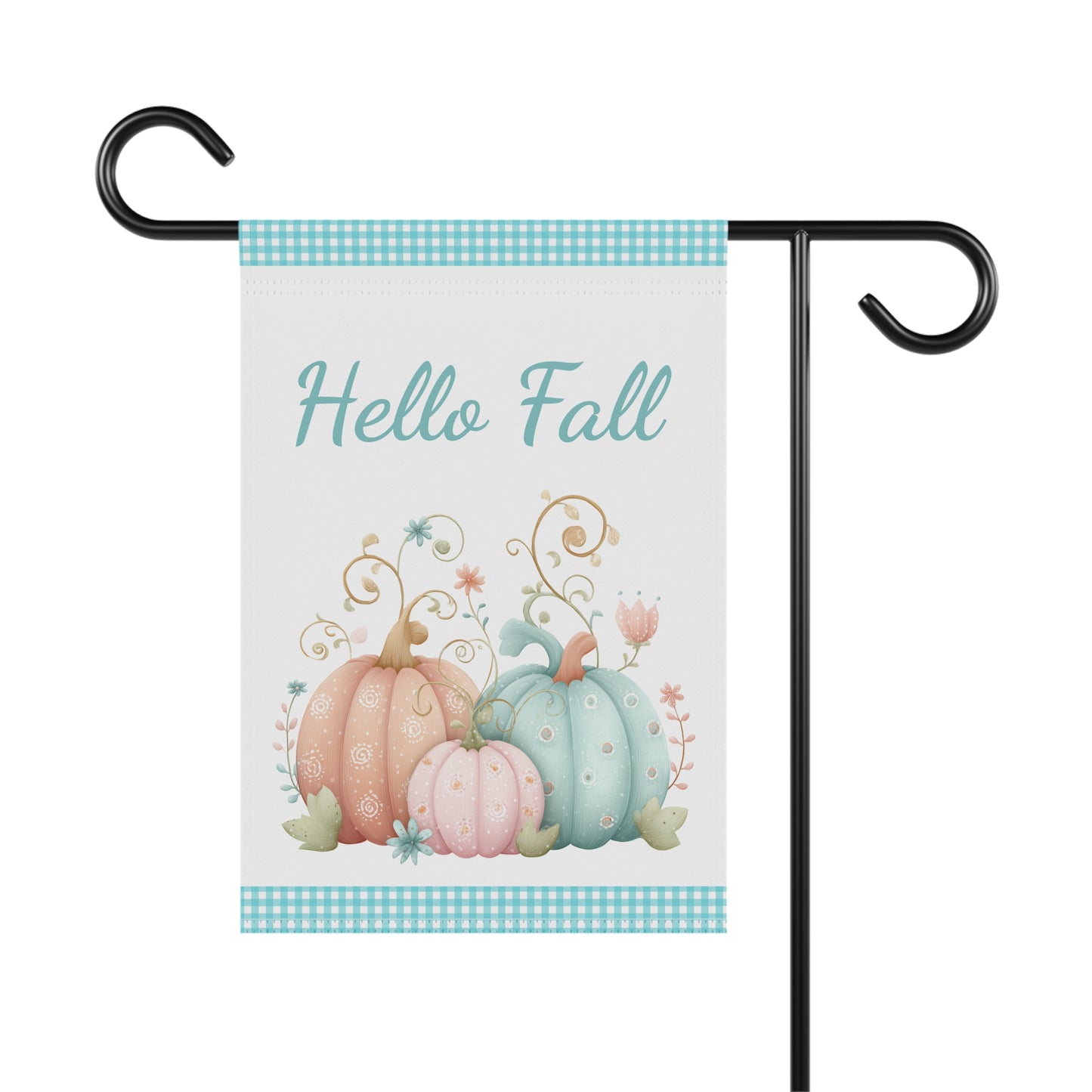 Pastel Pumpkins Garden Flag