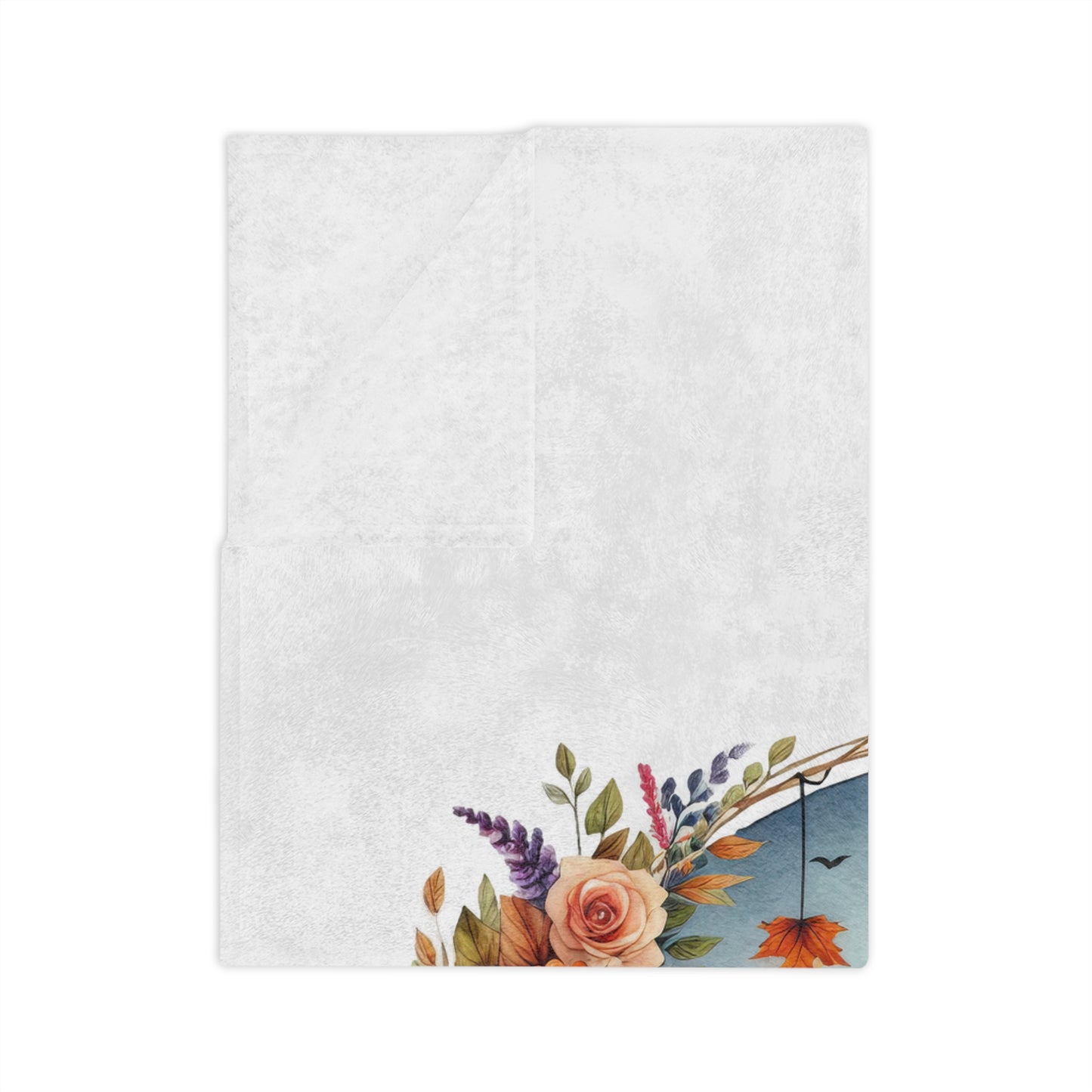 "Happy Fall" Rustic Truck Velveteen Blanket