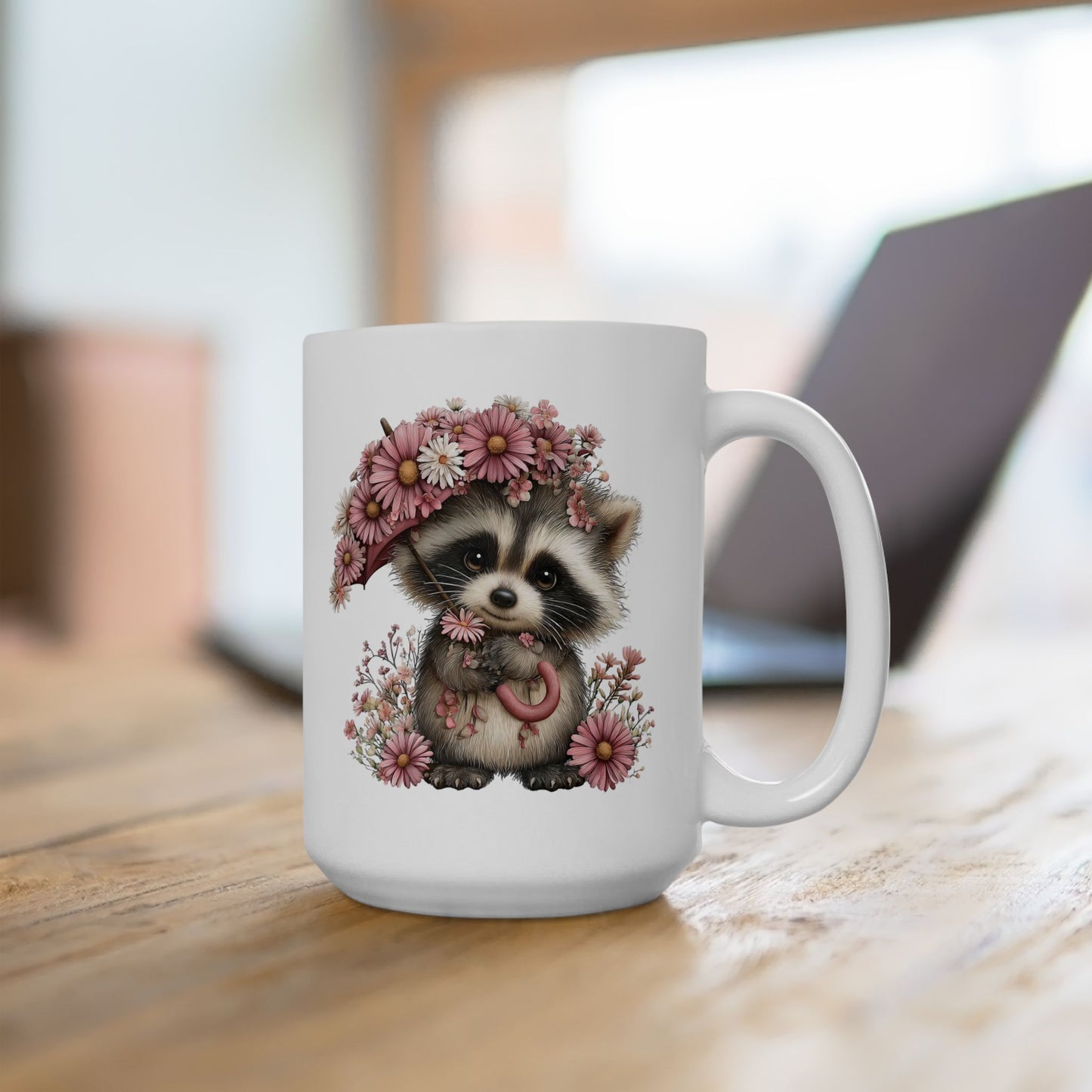 Cute Raccoon Coffee Mug