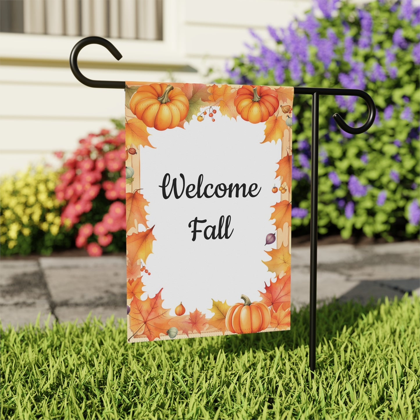 Welcome Fall Flag