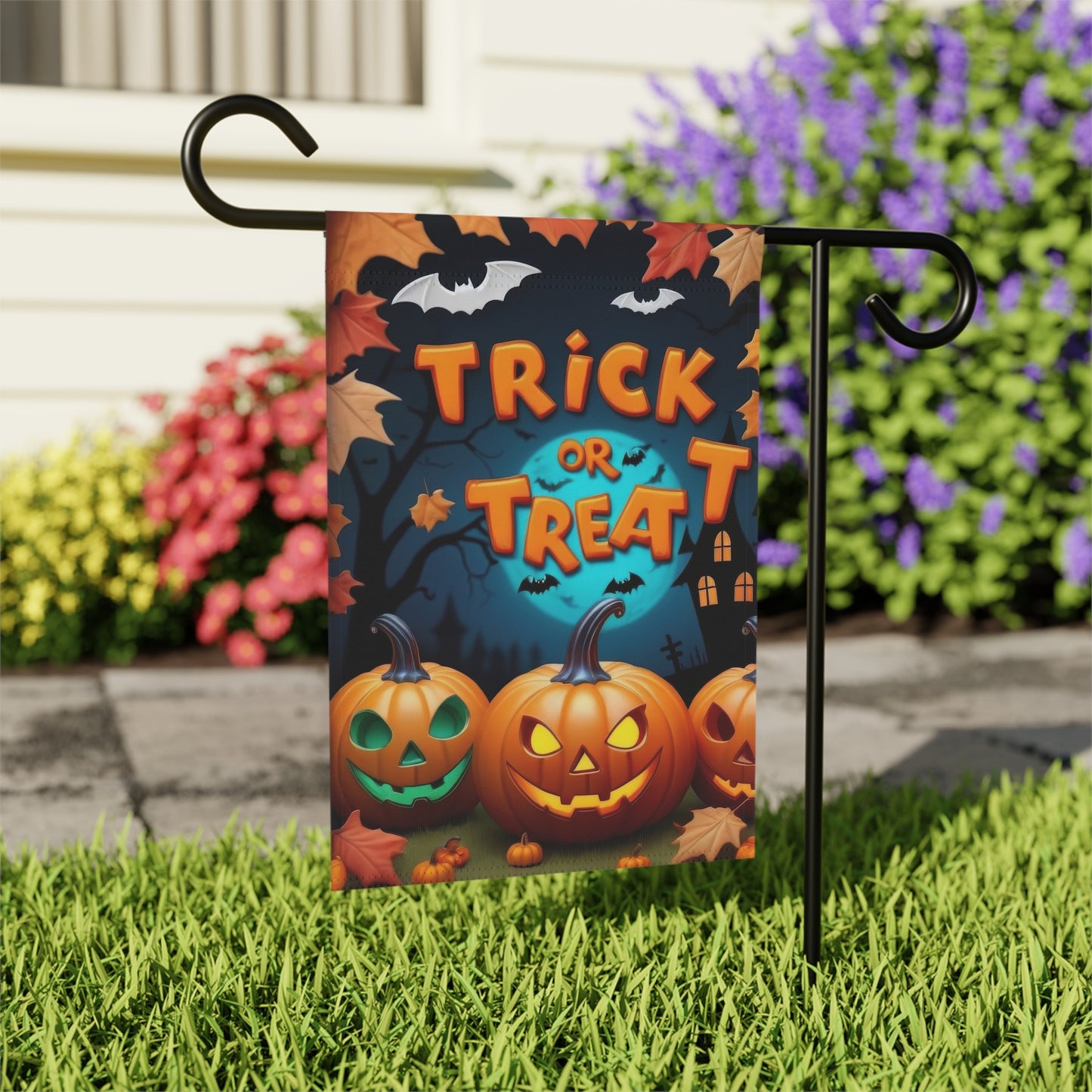 Trick or Treat Halloween Garden Flag/House Banner