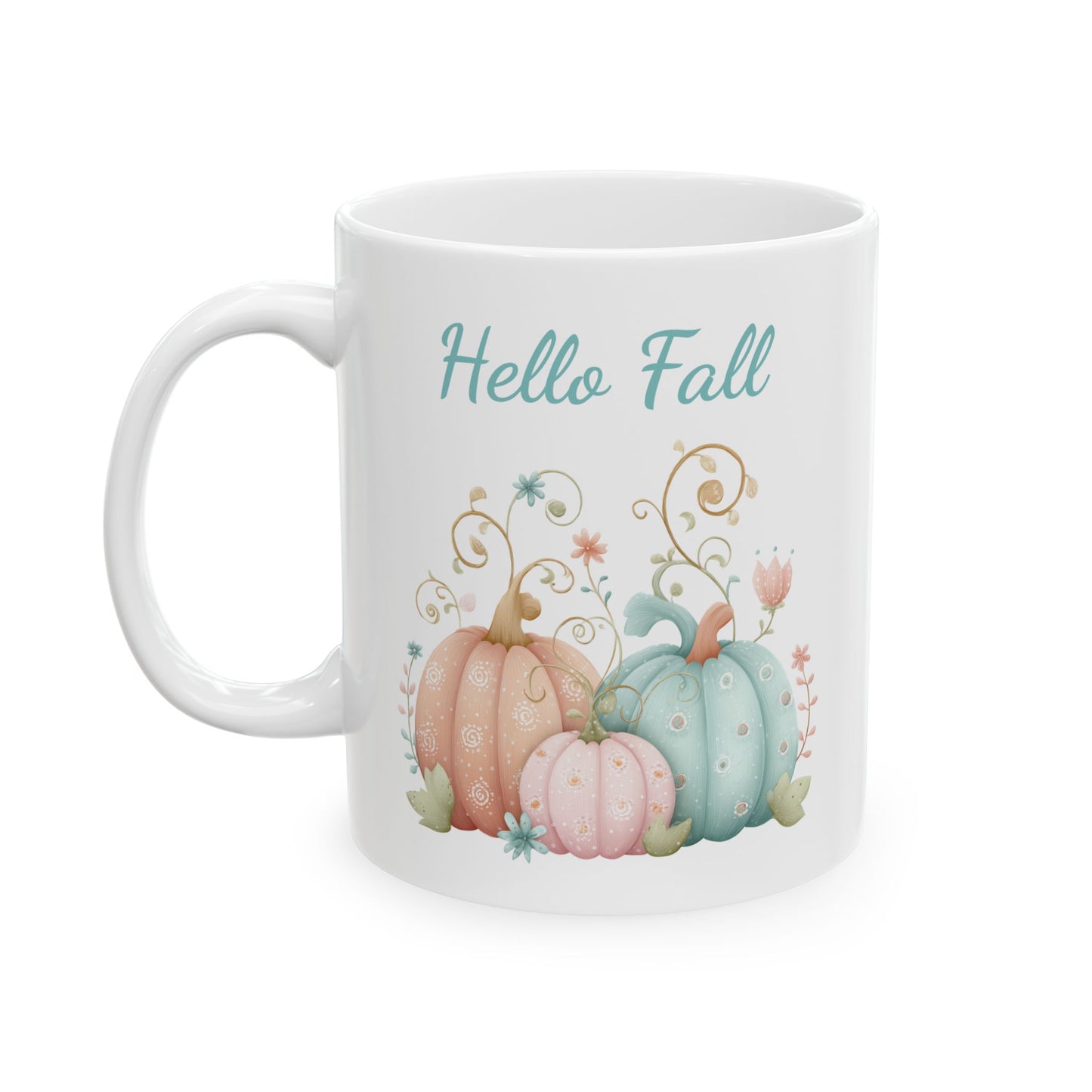 Hello Fall Pastel Coffee Mug