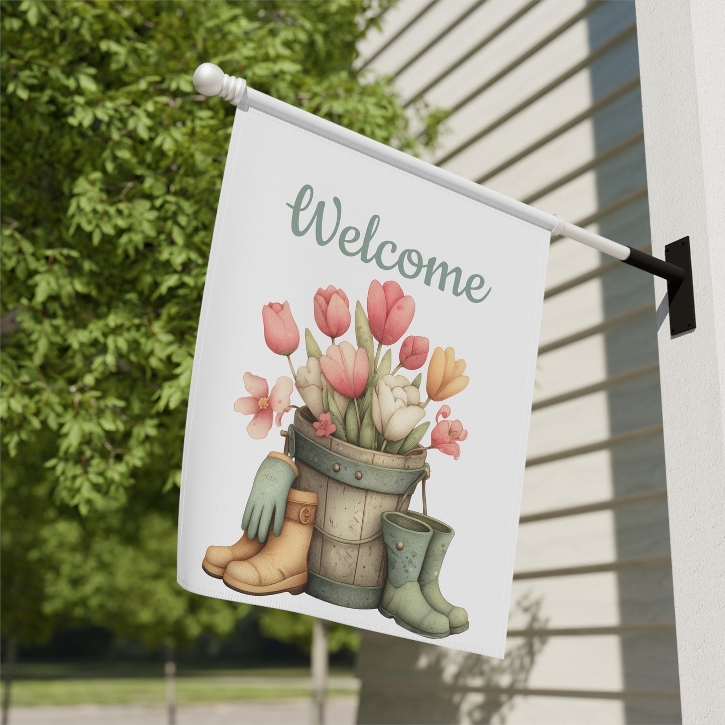 Welcome Garden Flag