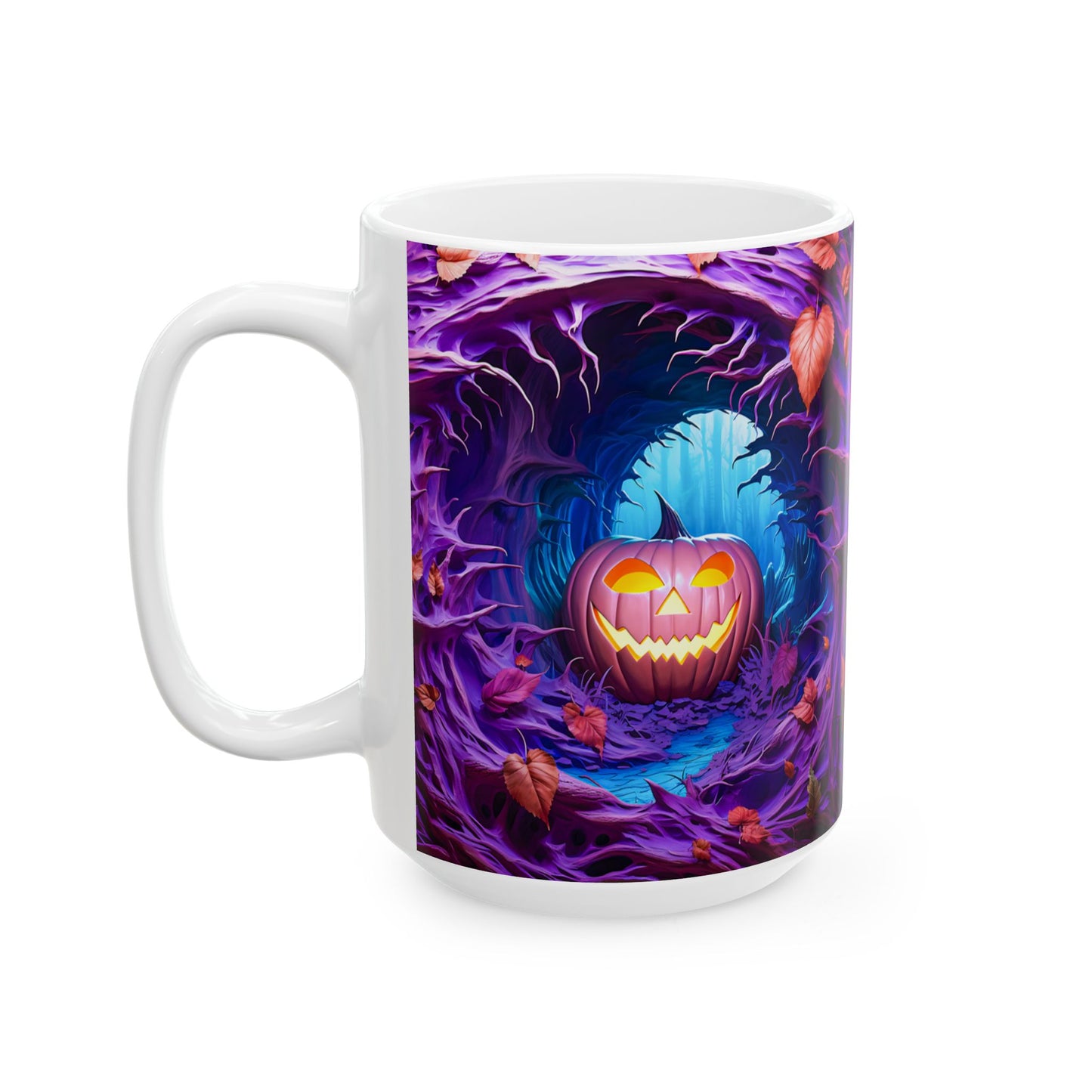 Mystical 3D Jack-O'-Lantern Coffee Mug